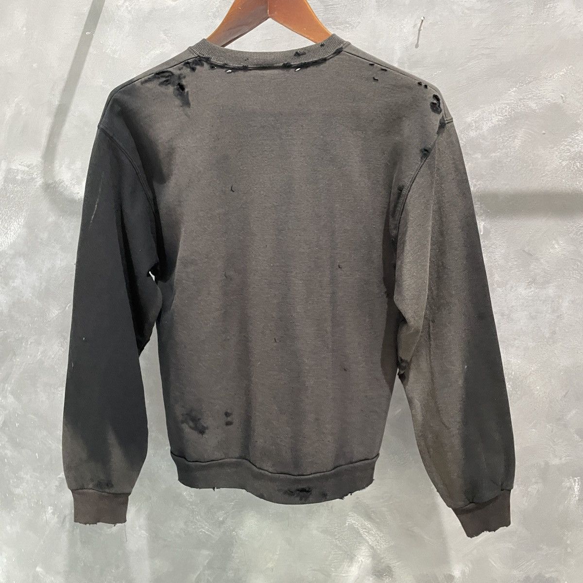 Vintage Rare Vintage Thrashed Sunfaded Sweatshirt ERD Grunge Size US L / EU 52-54 / 3 - 6 Thumbnail