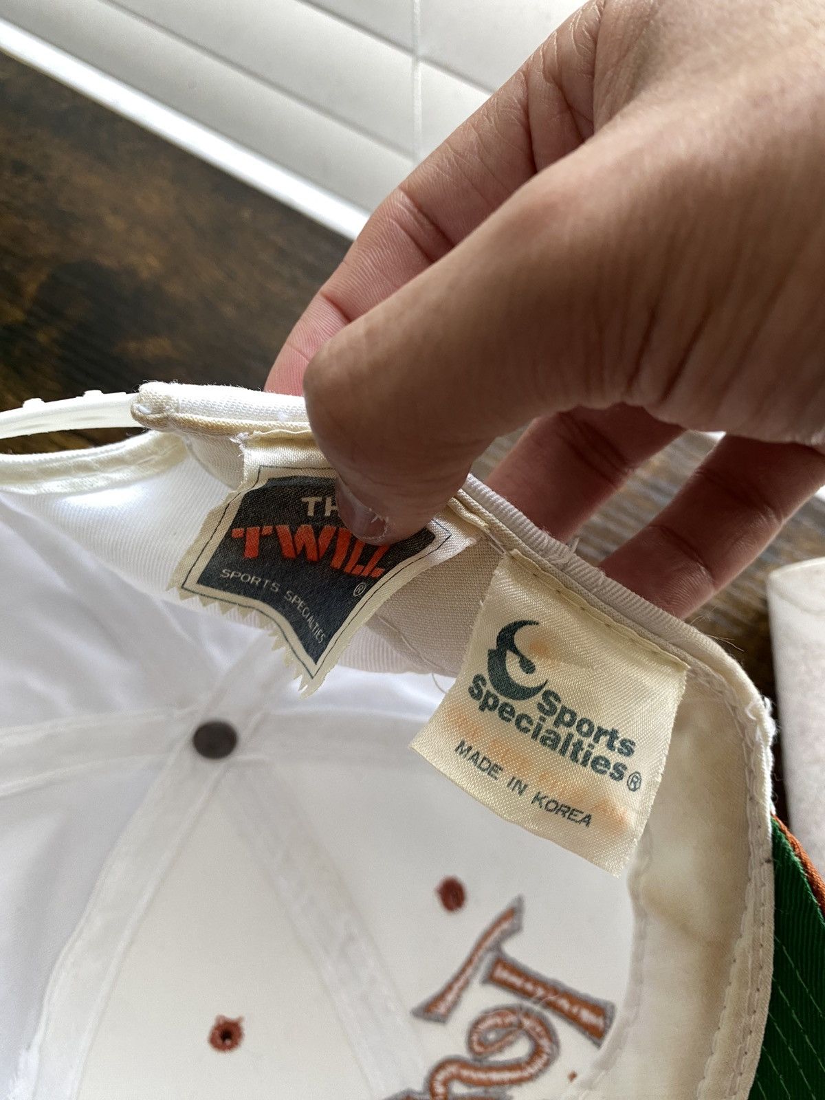 Vintage Vintage 90s Texas Longhorns Double Line Script Snapback Hat Size ONE SIZE - 8 Thumbnail