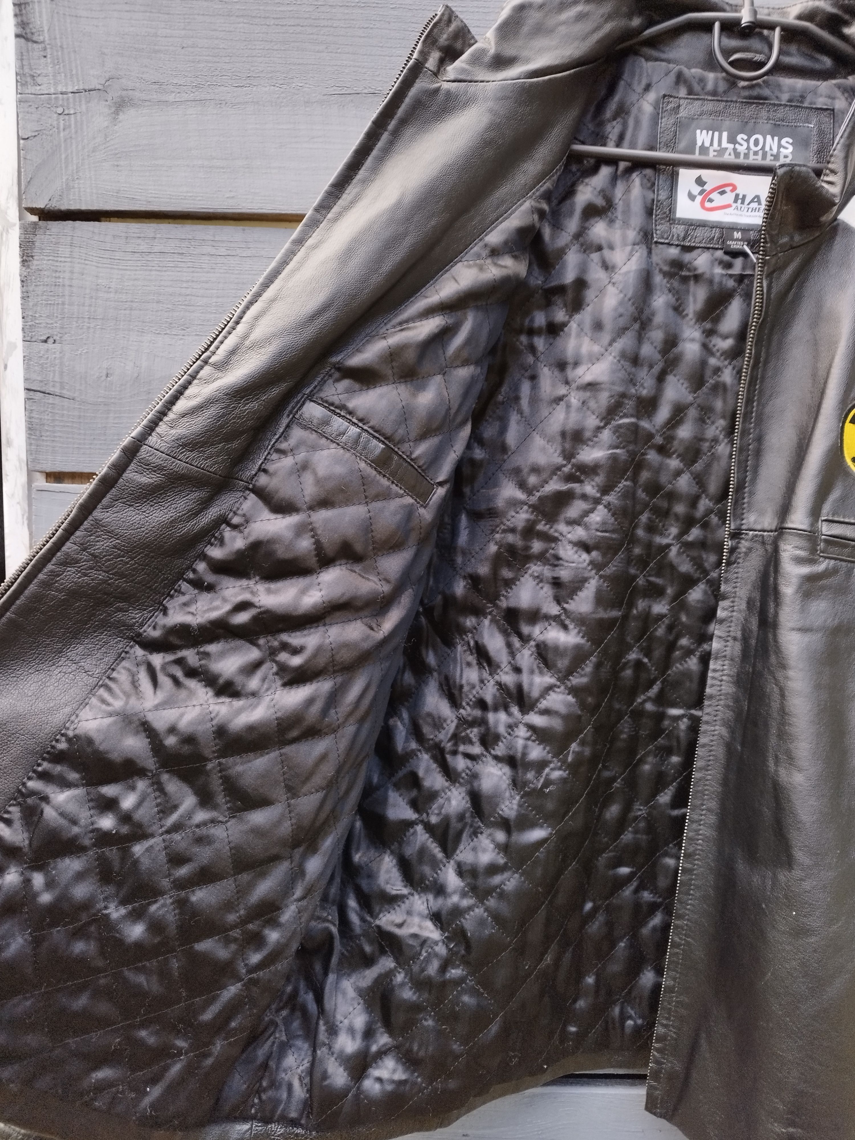 Wilsons Leather Vintage Wilsons Leather x Chase Authentic NASCAR Jacket Size US M / EU 48-50 / 2 - 14 Thumbnail