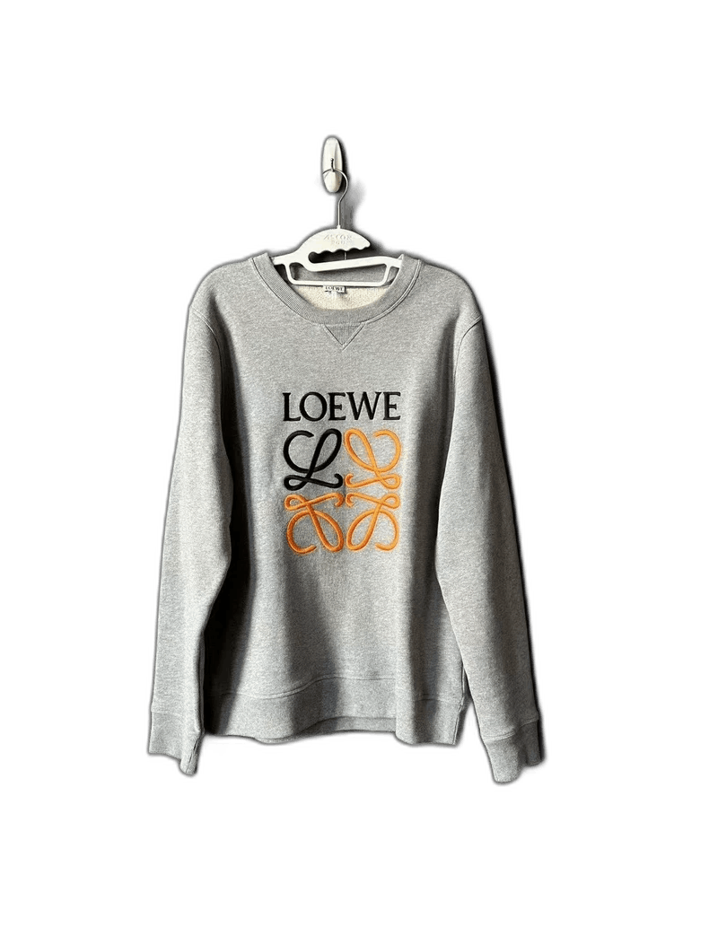Loewe LOEWE Gray Colorblock Sweatshirt Size US M / EU 48-50 / 2 - 1 Thumbnail