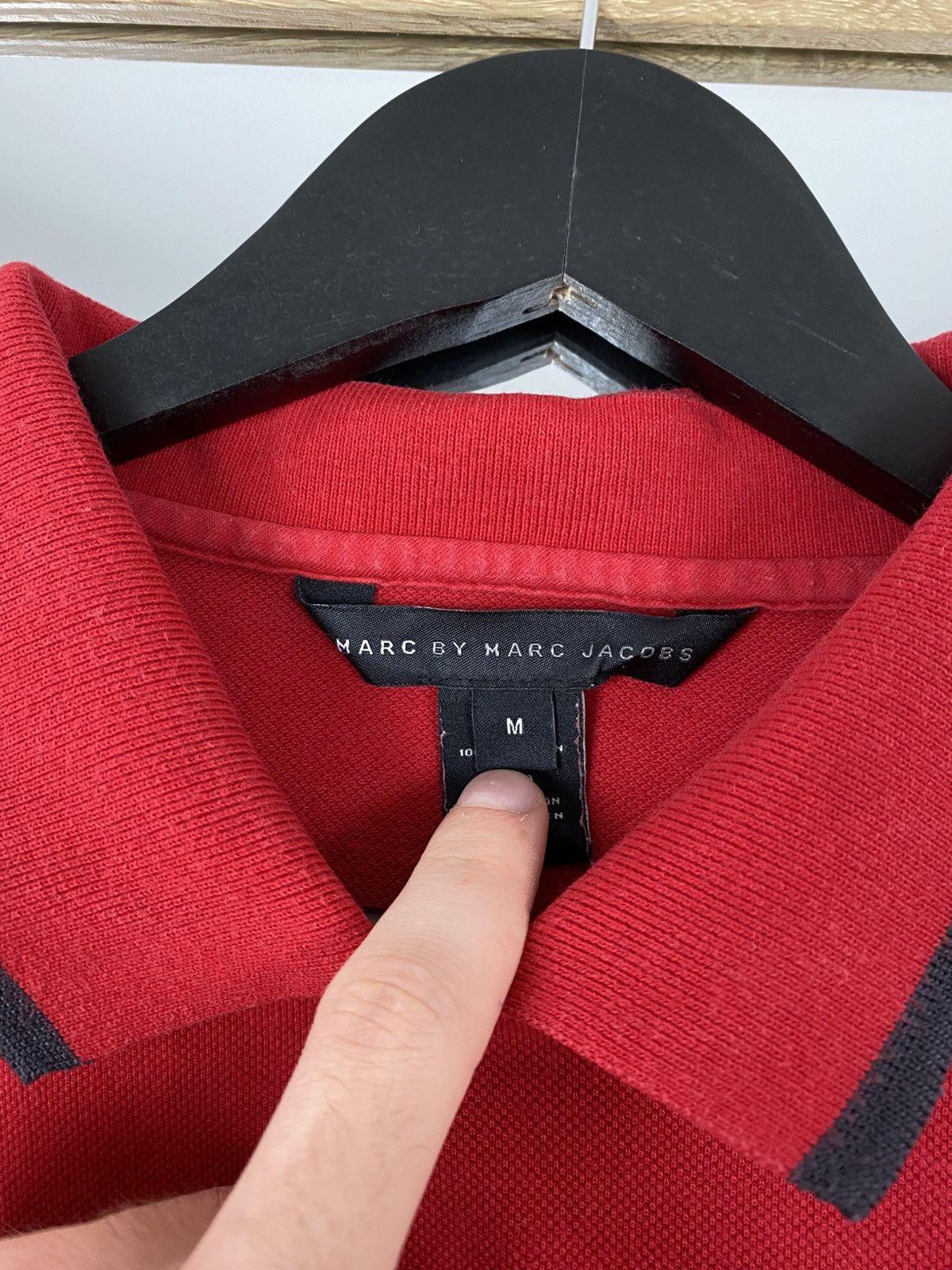 Marc by Marc Jacobs Red polo t-shirt Marc by Marc Jacobs Size US M / EU 48-50 / 2 - 5 Thumbnail