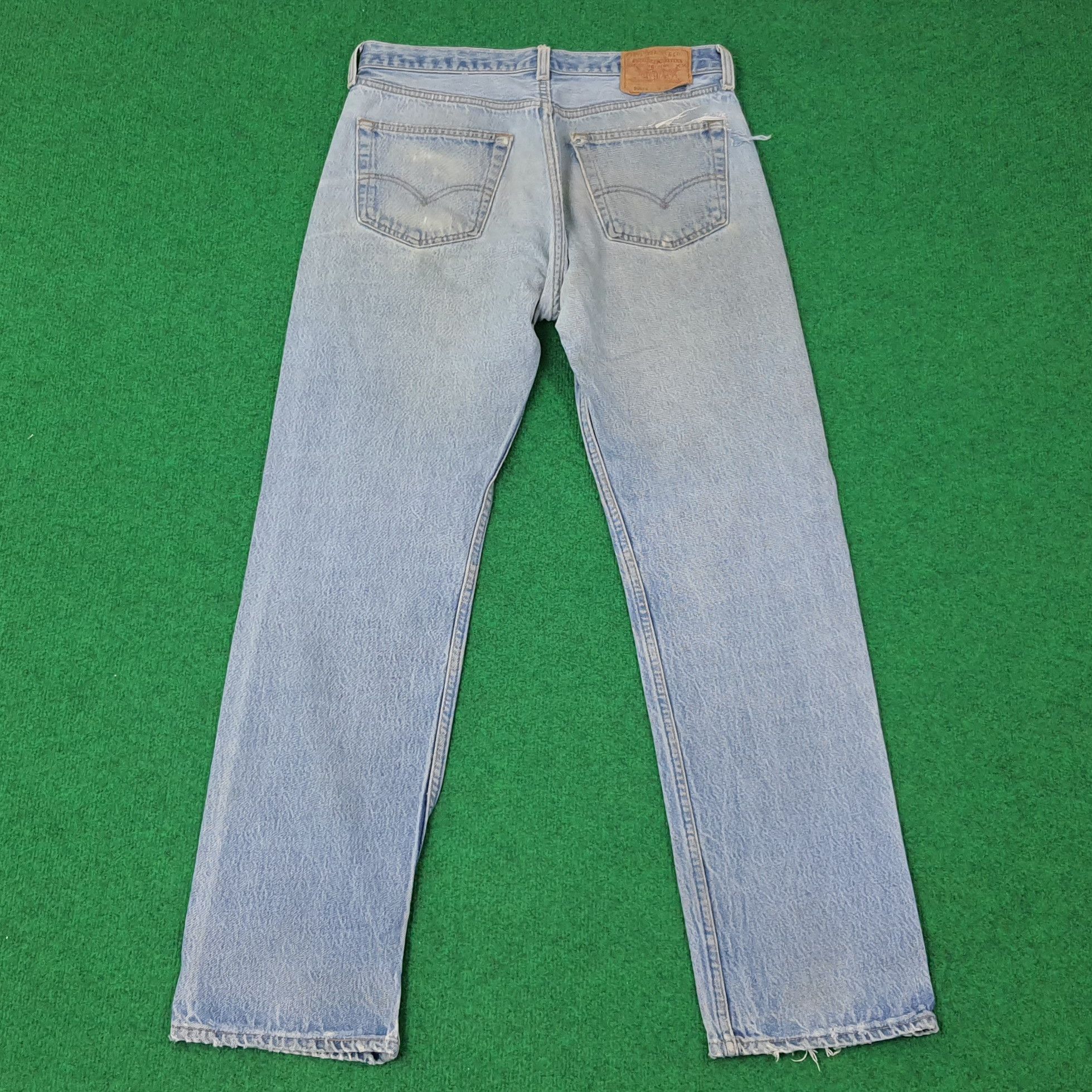 Levi's Vintage Levi's 501 Denim Distressed Style Jeans C252N18 Size US 31 - 3 Thumbnail
