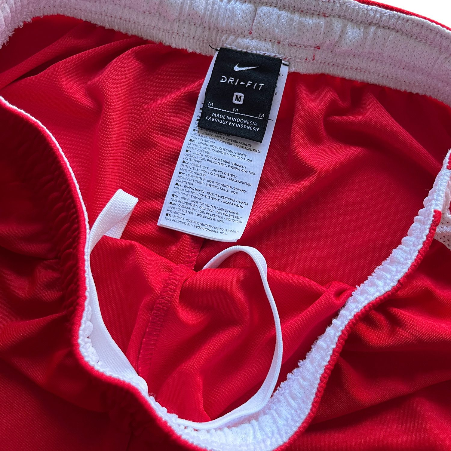 Nike DRI-FIT Featherlight Swoosh Shorts in Red/White Size US 30 / EU 46 - 3 Thumbnail