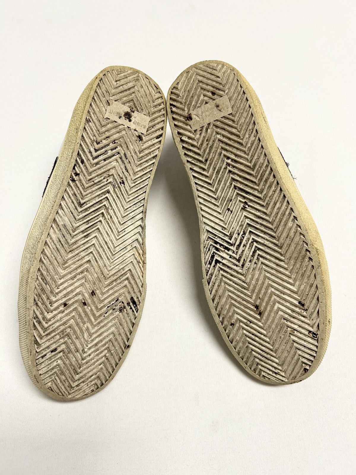 Saint Laurent Paris SS2016 Court Classic “Surf Sound” Diamond Patch Sneakers Size US 8 / EU 41 - 8 Thumbnail