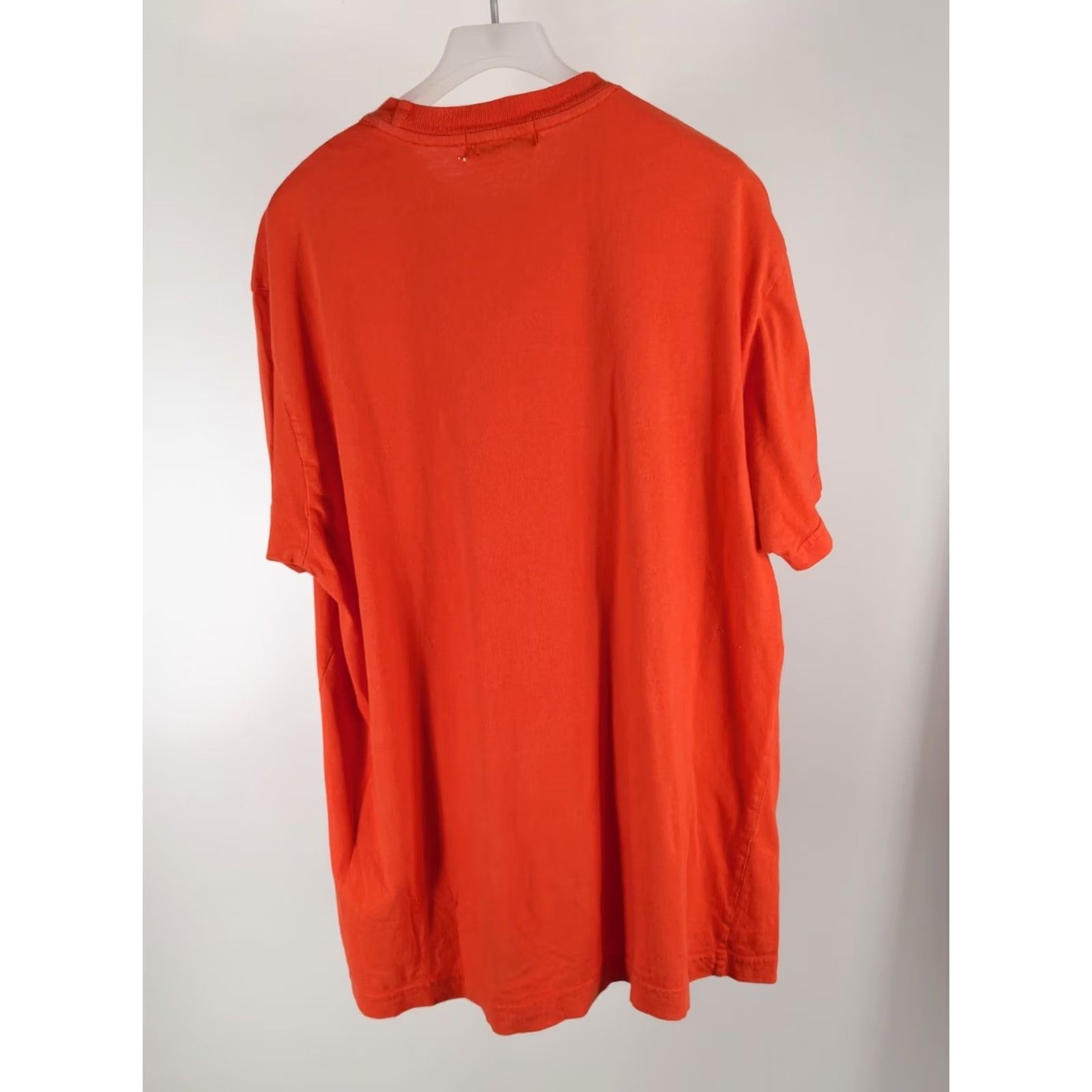 J.Crew VINTAGE J.CREW T-Shirt Orange 90s Boxy Large L Men's Distressed 1990s Streetwear Classic Essential/Blank Tee Size US L / EU 52-54 / 3 - 3 Thumbnail