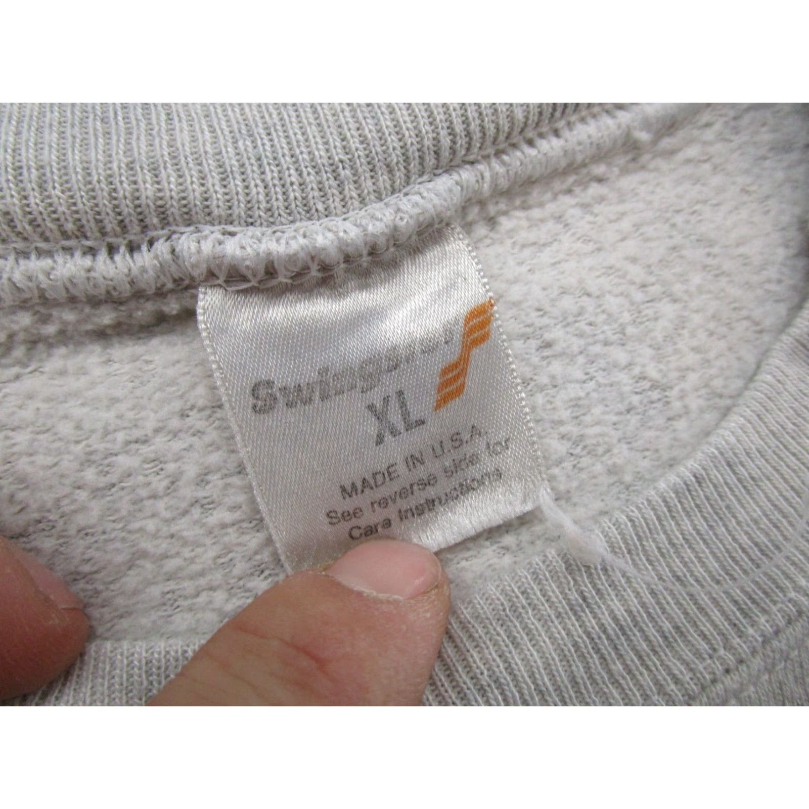 Spell VINTAGE 90s North American Airlines Sweatshirt XL Gray Mens Pullover Hooded 90s Swingster Size US XL / EU 56 / 4 - 3 Thumbnail