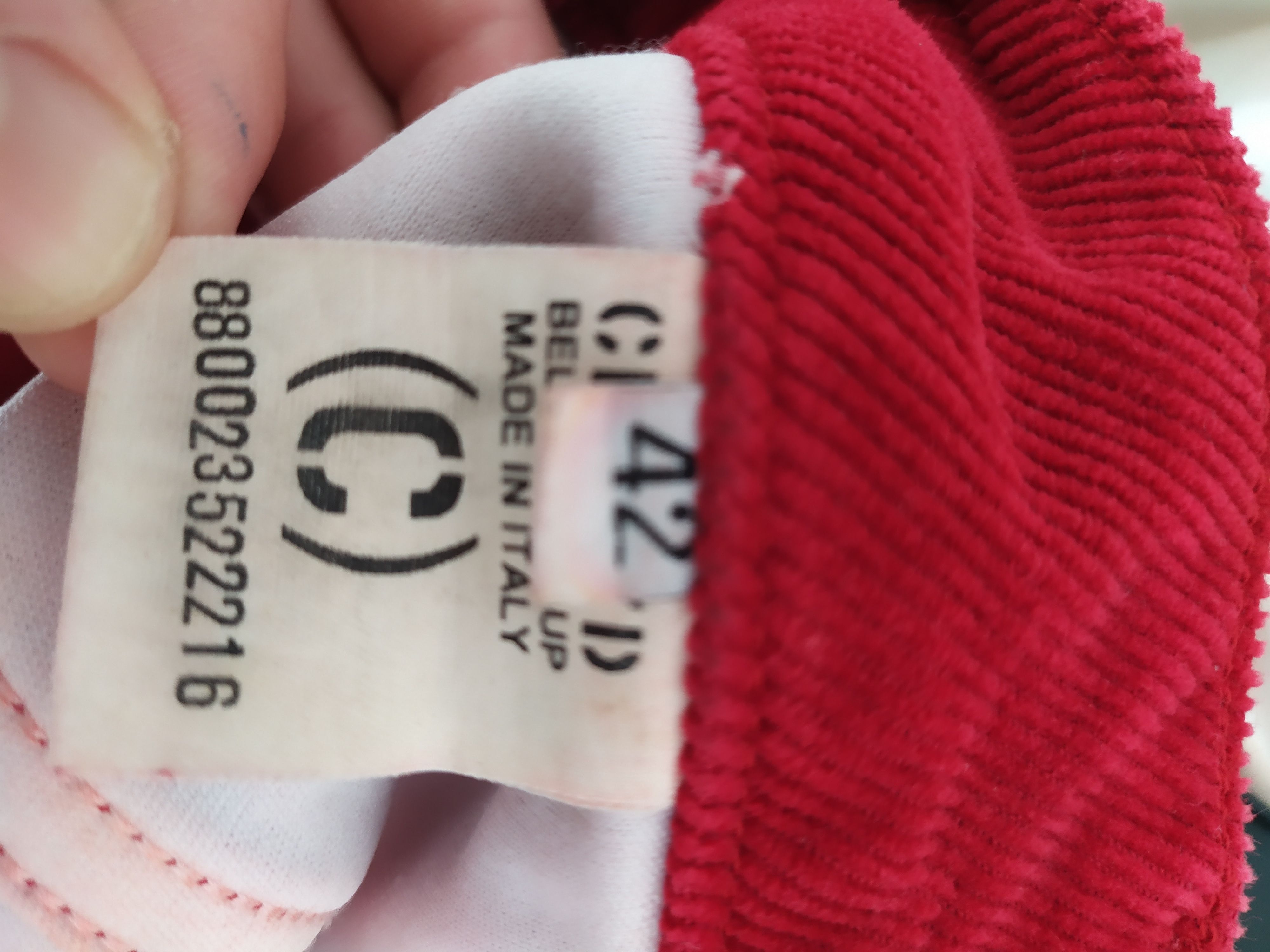 CLOSED Closed Pedal Pusher Jeans Straight leg red corduroy trousers Size 28" / US 6 / IT 42 - 7 Thumbnail