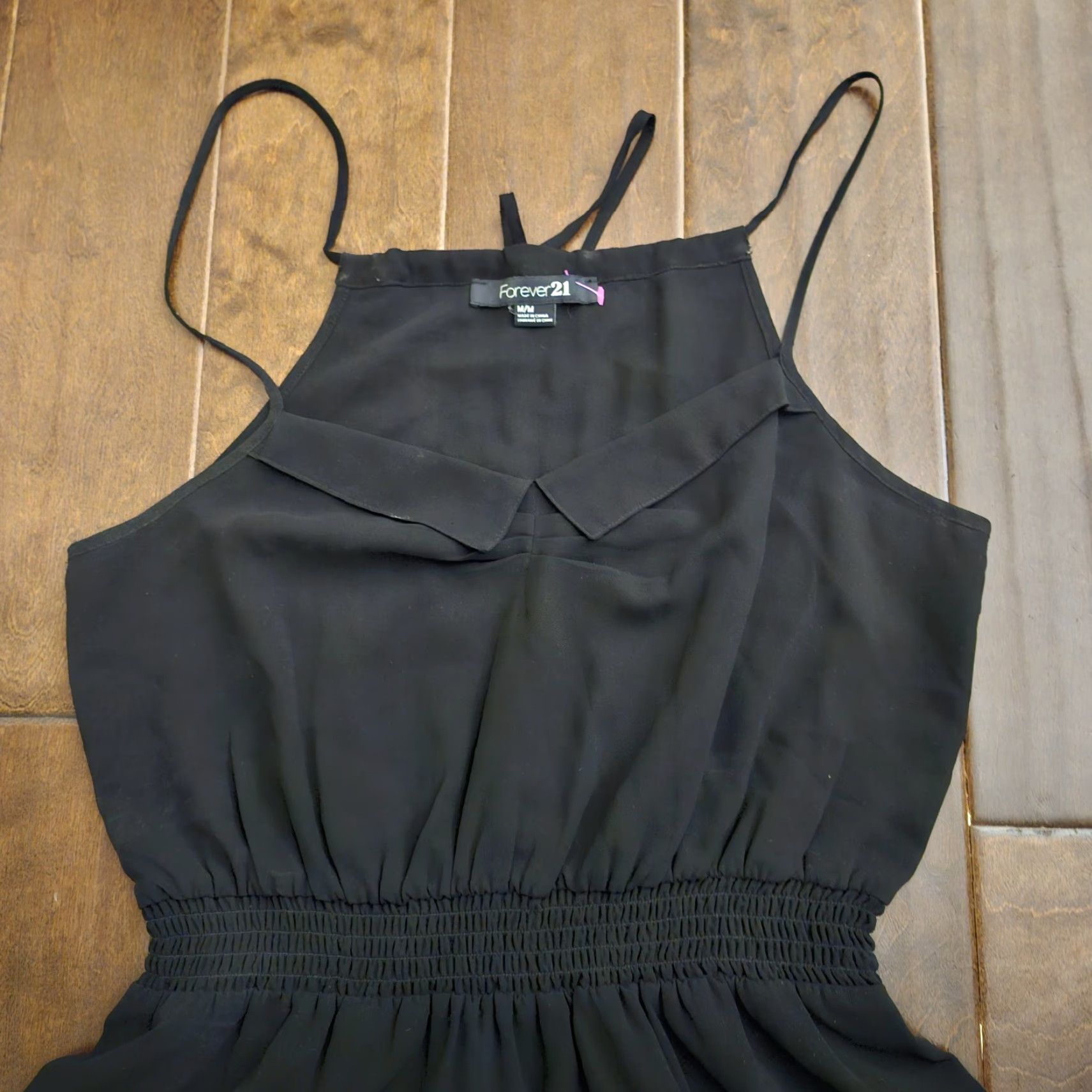 Forever 21 Forever 21 Black Mini Dress Womens M Sleeveless Skater Casual Size M / US 6-8 / IT 42-44 - 3 Thumbnail