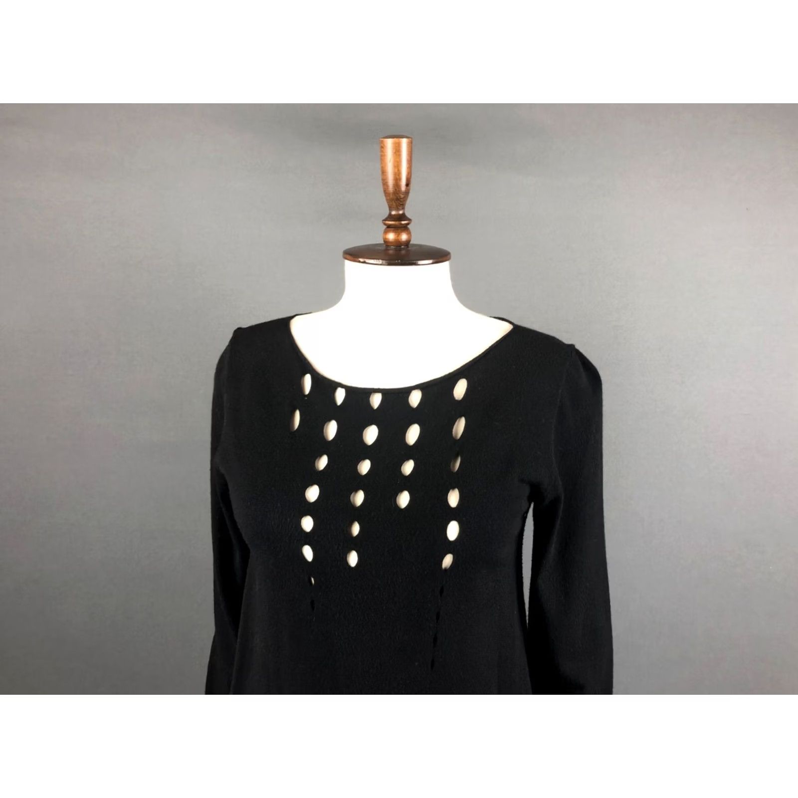 Sarah Pacini Sarah Pacini Top One Size Black Jersey Women Size ONE SIZE - 4 Thumbnail