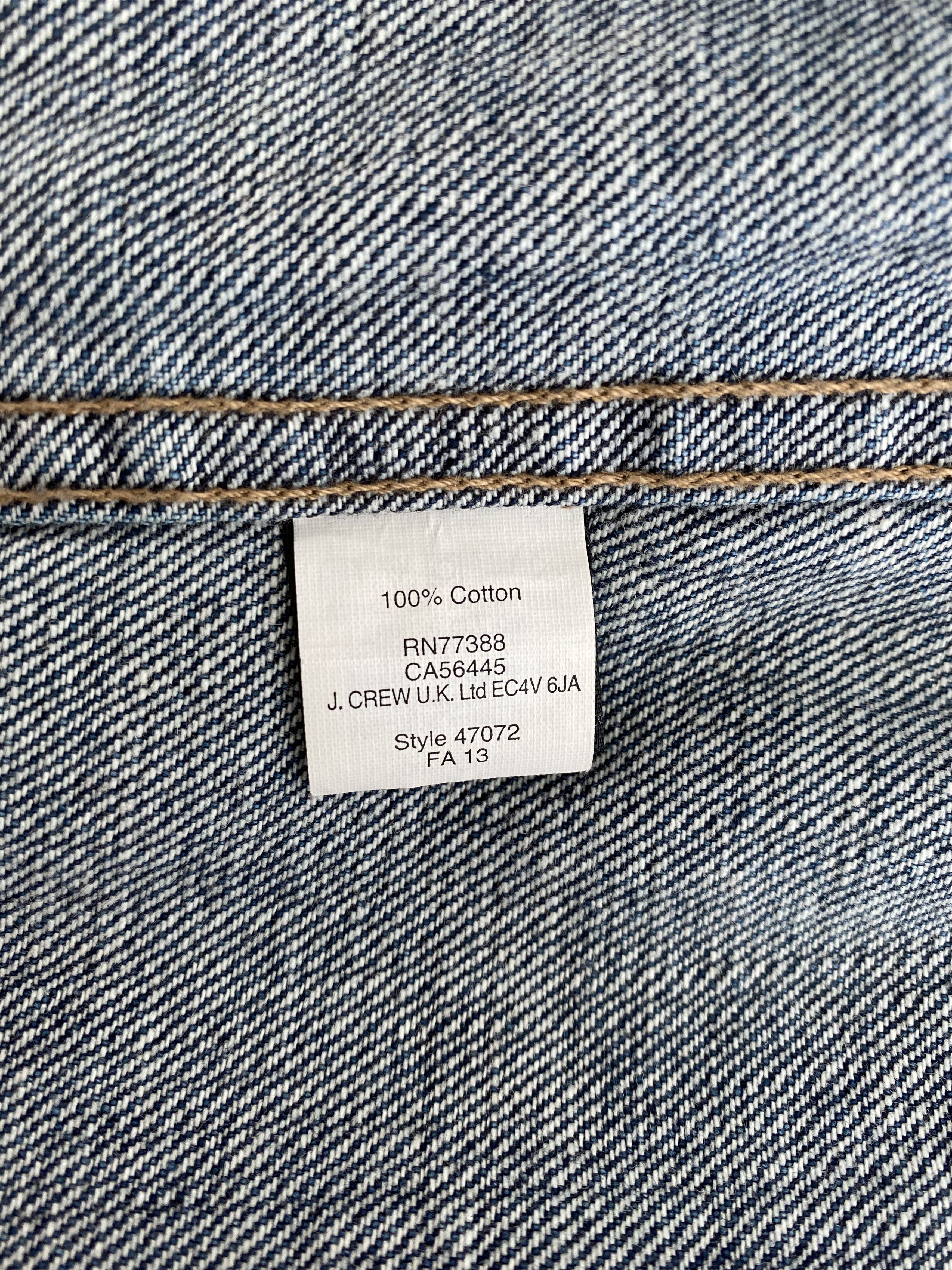 J.Crew Medium Blue Wash Denim Jacket Size US S / EU 44-46 / 1 - 7 Thumbnail