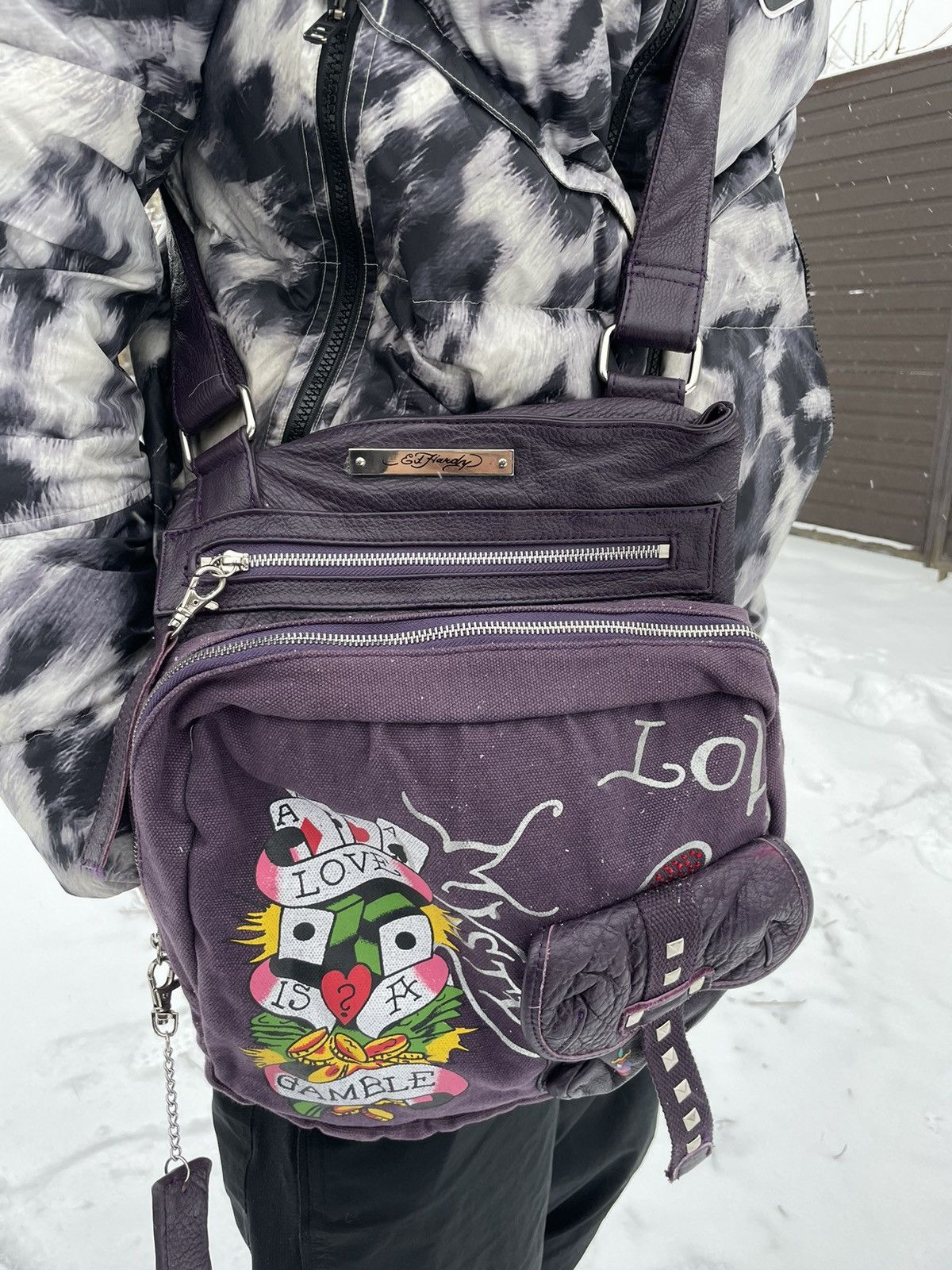 Ed hot Hardy crossbody bag