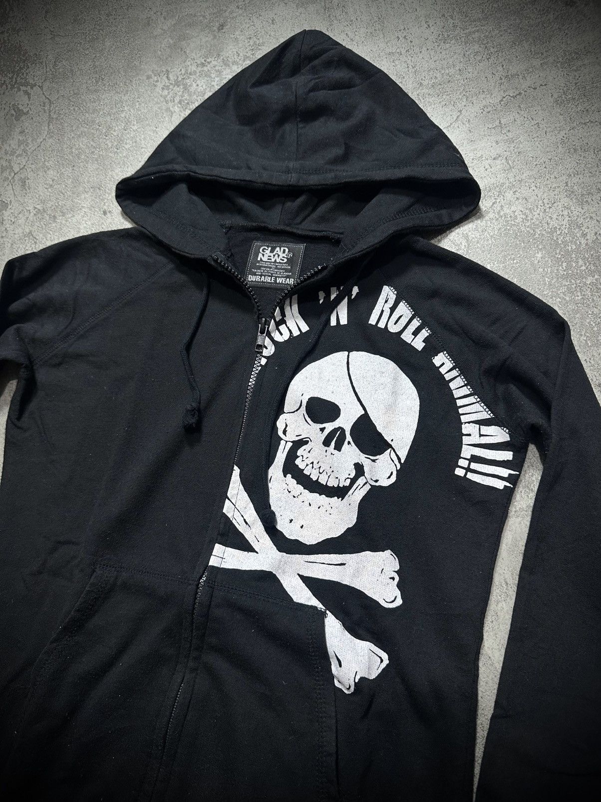 If Six Was Nine Japanes Glad News Skull Hoodie Ifsix vkei style Size US S / EU 44-46 / 1 - 2 Thumbnail
