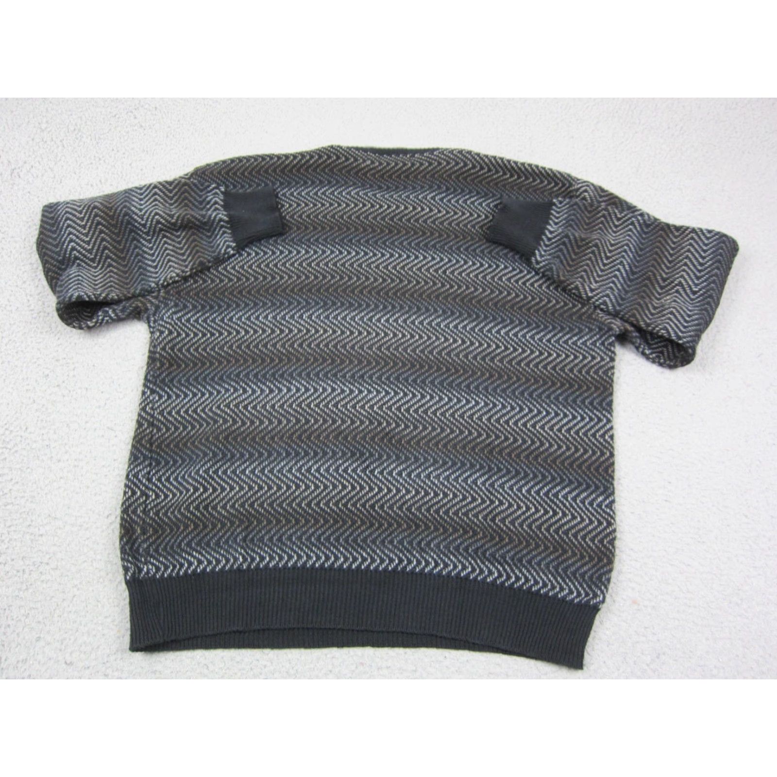 Vintage VINTAGE Shenandoah Sweater Mens L Black Crew Neck Pullover Knit Wool 80s 90s Casual Workwear Golf Walking -N/A-? Size US L / EU 52-54 / 3 - 7 Thumbnail