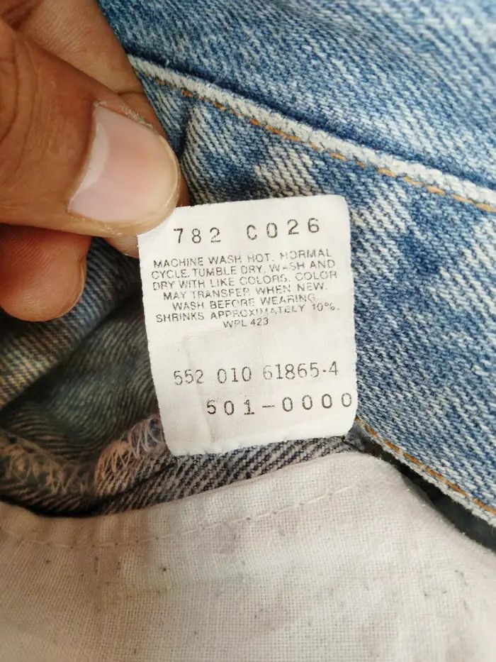 Levi's 80s Vintage Levis 501 xx Made In USA Distressed Jeans 31x29 Size US 31 - 12 Thumbnail
