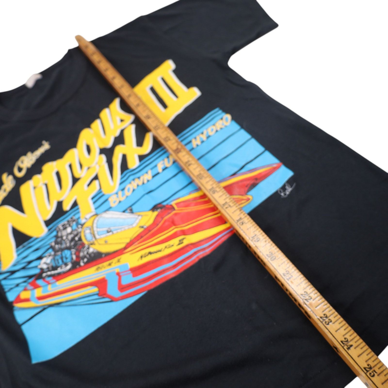 Vintage VTG Wade Olsons Nitrous Fix III Hydroplane Graphic T Shirt Size US M / EU 48-50 / 2 - 9 Thumbnail