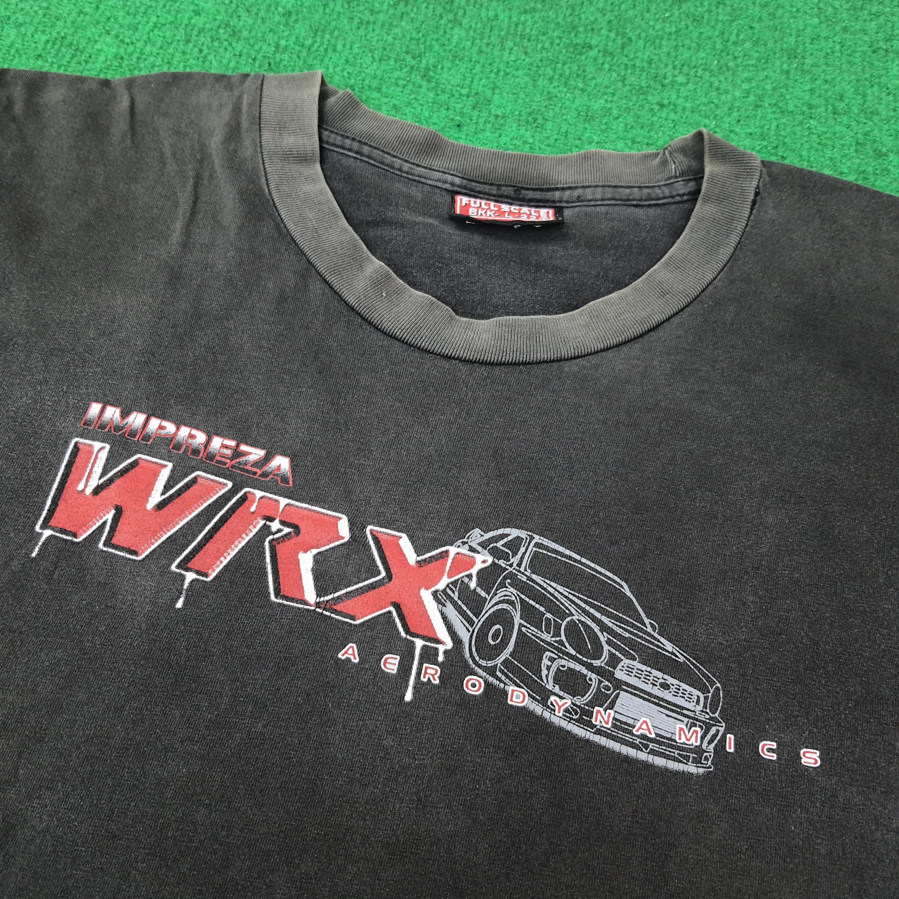 Japanese Brand Vintage Impreza WRX Racing Kaminari USA Tshirt C259N26 Size US L / EU 52-54 / 3 - 4 Thumbnail