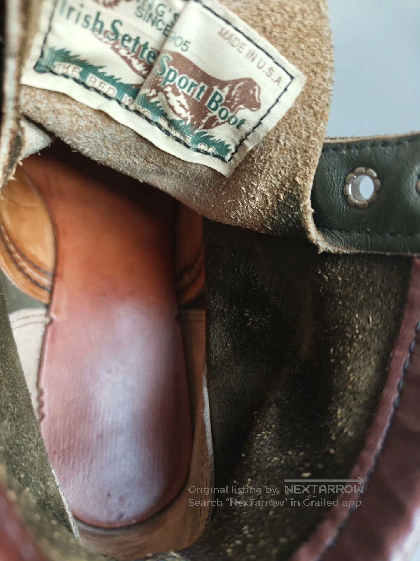 Red Wing Red Wing 8180 Green Work Boot. Size US 5 / EU 37 - 8 Thumbnail