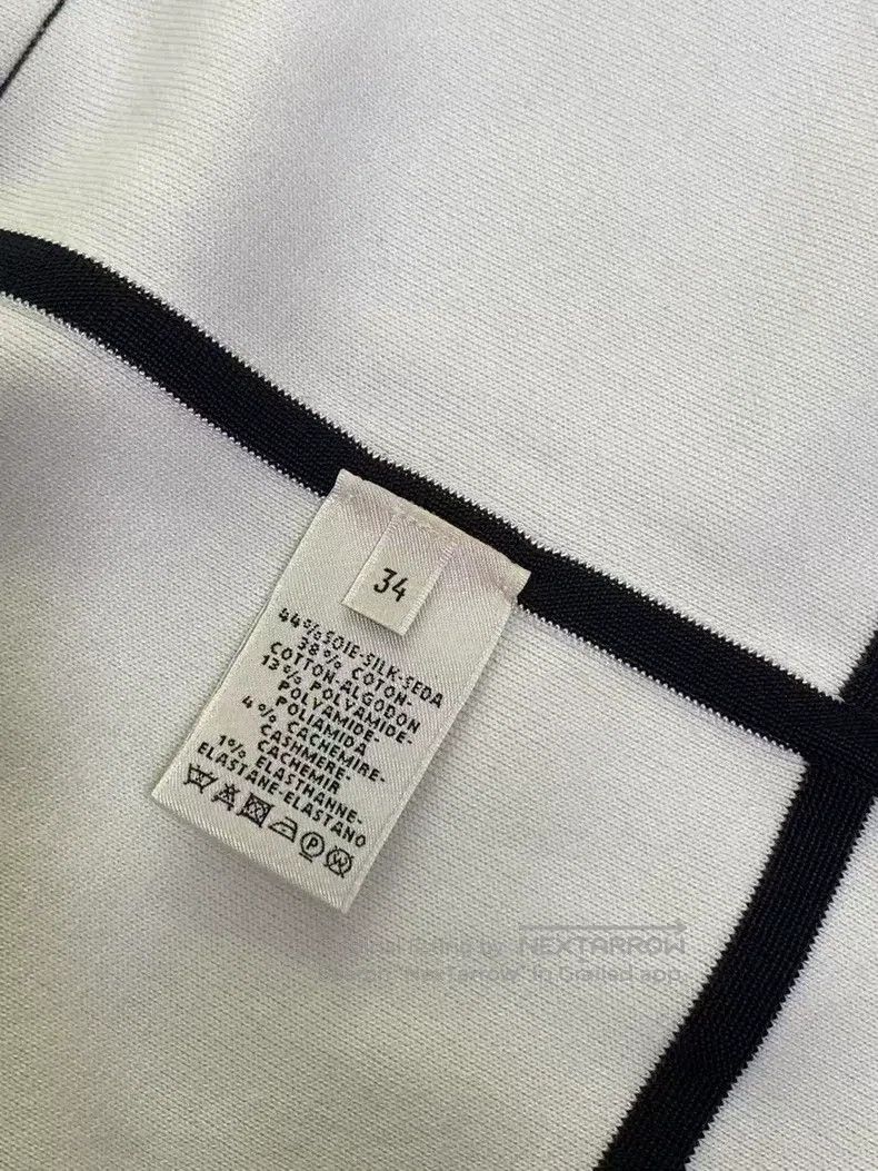 Hermes Hermes Color-Blocked Knit Jacket Size XXS / US 00 / IT 34 - 4 Thumbnail