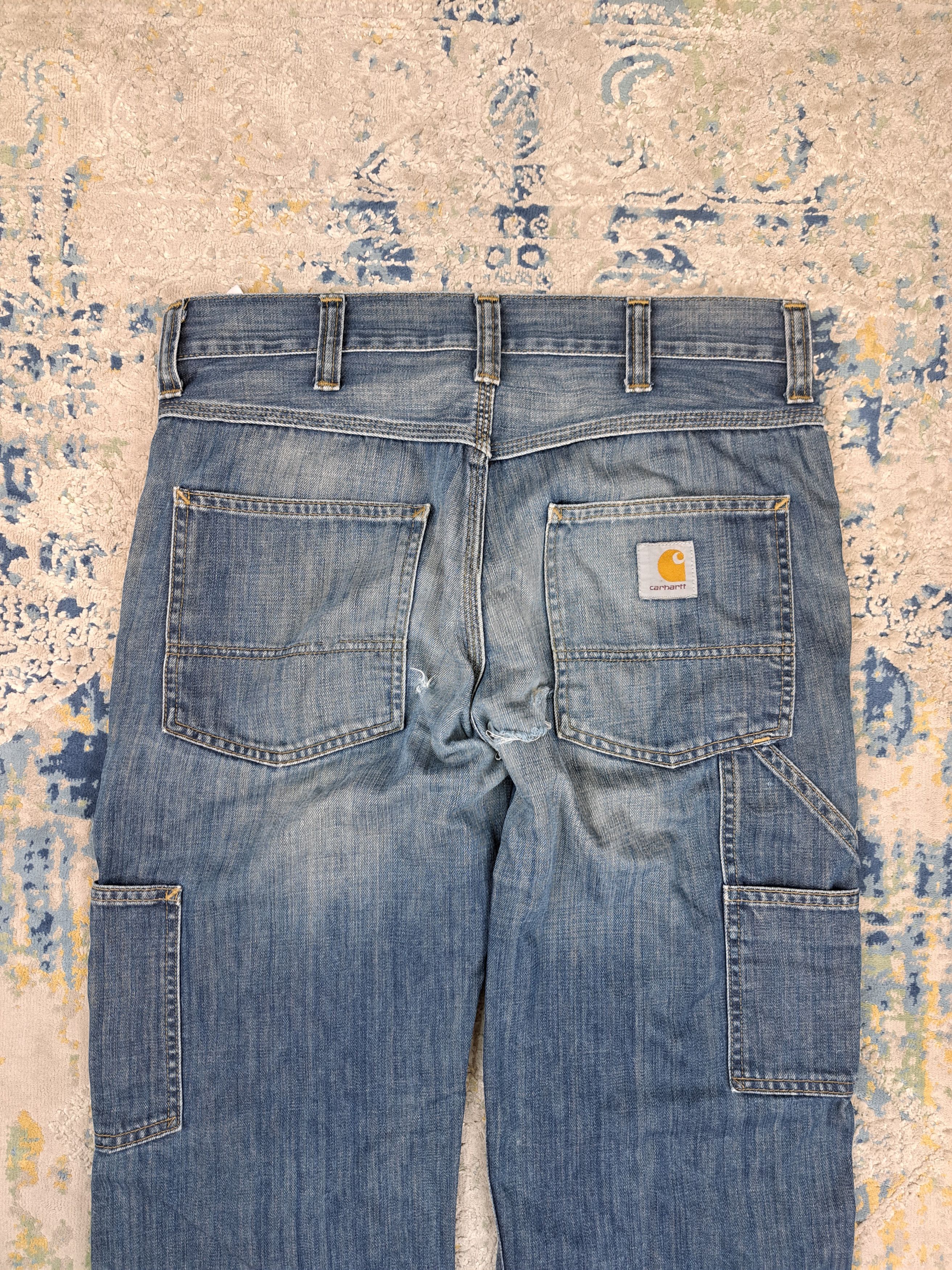 Carhartt Carhartt Single Knee Trax Pants Thrashed Distressed Rags Size US 29 - 5 Thumbnail