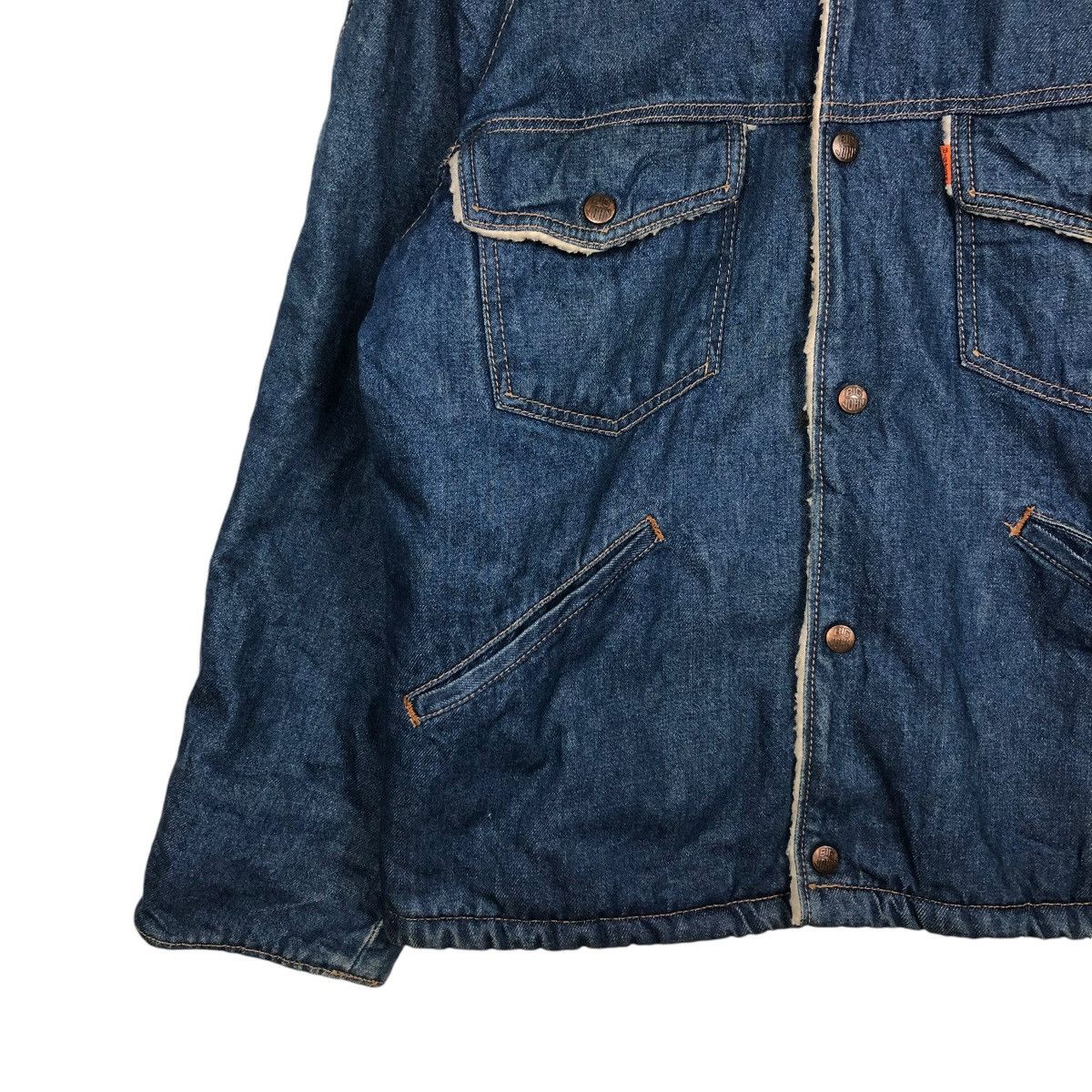 Vintage 🔥VINTAGE DENIM BIKER JACKET BIG JOHN SHERPA TOYO ENTERPRISE Size US L / EU 52-54 / 3 - 4 Thumbnail