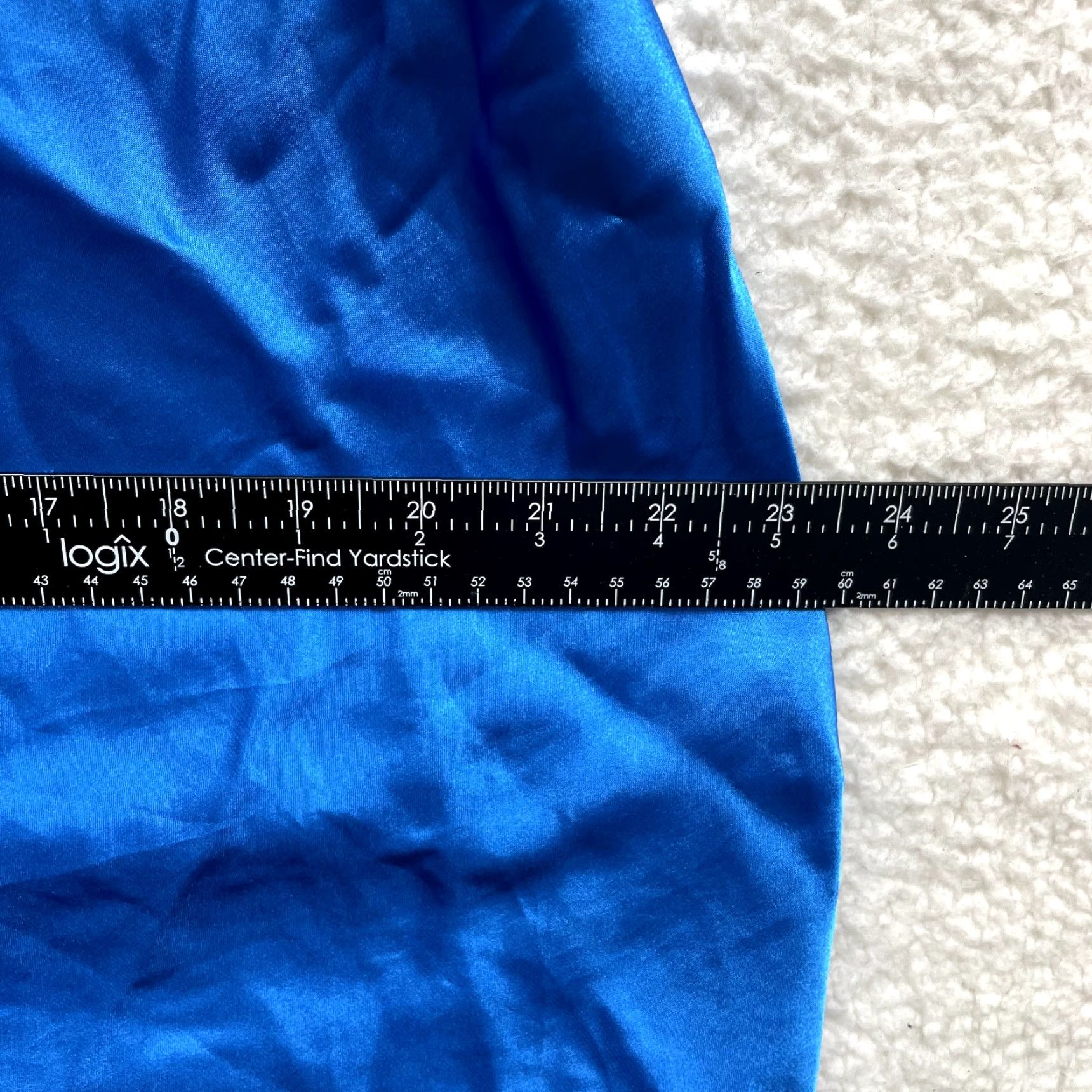 Vintage VINTAGE Morgan Taylor Slip Dress L Blue Satin Chemise Royal Cobalt Blue Size L / US 10 / IT 46 - 7 Thumbnail