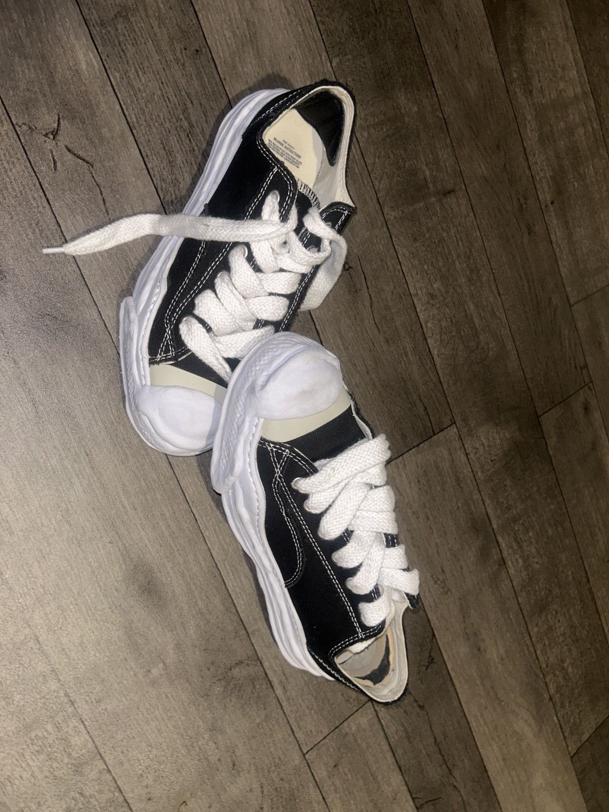 靴 Maison MIHARA YASUHIRO OG SOLE DIP Maison MIHARA YASUHIRO OG SOLE DIP HITOP BLACK （メゾン