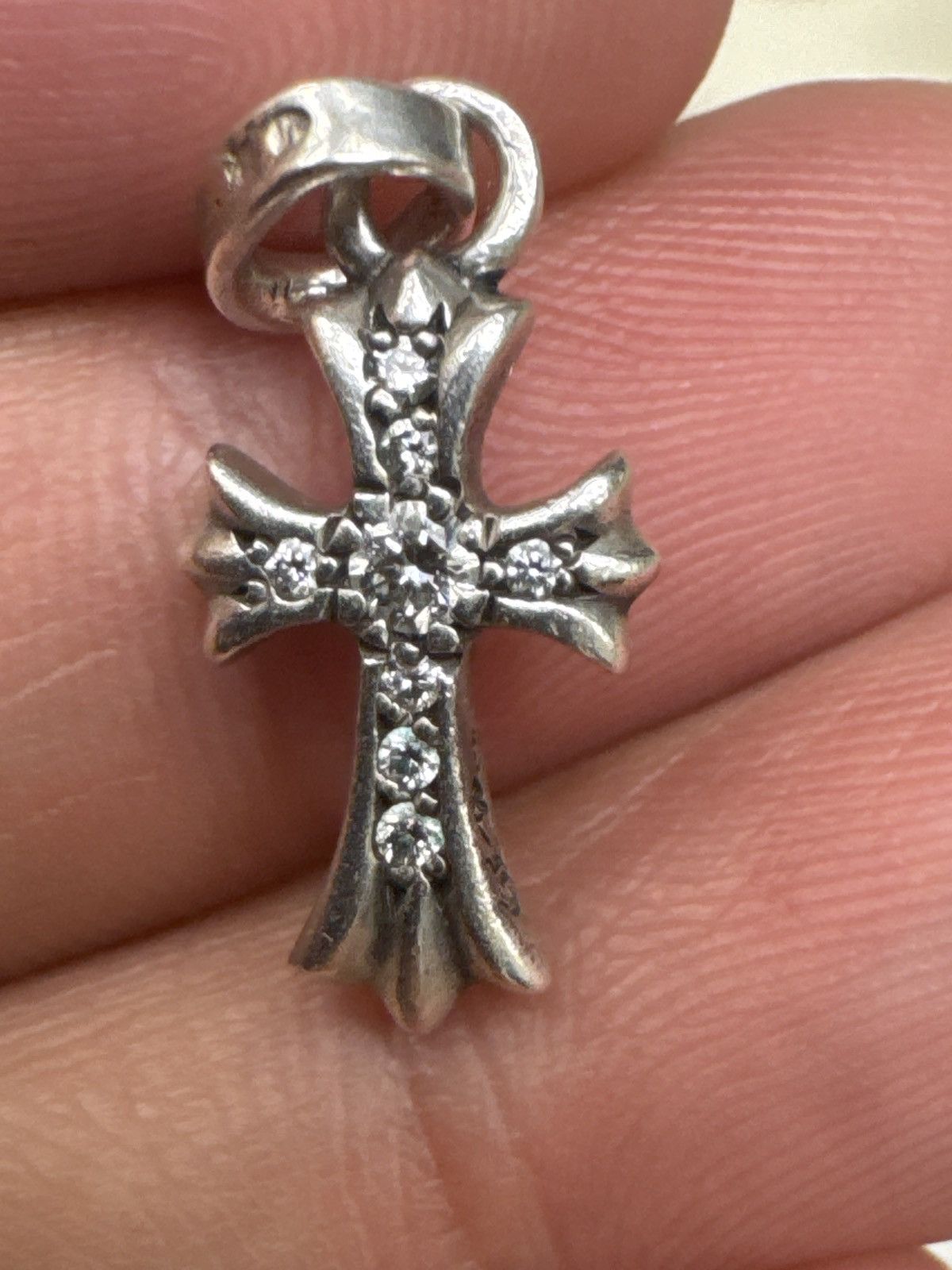 Chrome Hearts Chrome Hearts Diamond Baby Fat Cross Size ONE SIZE - 8 Thumbnail