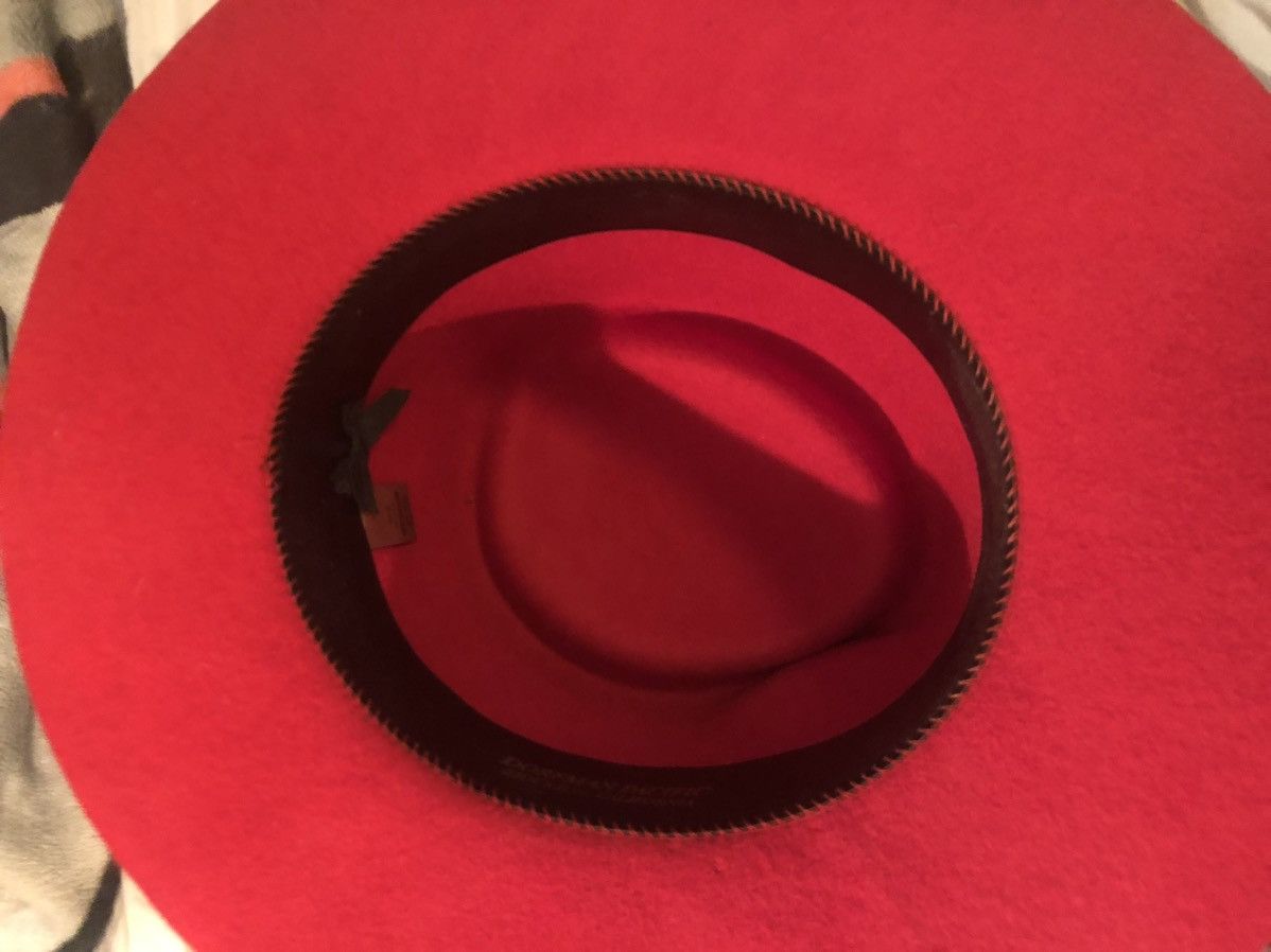 Vintage Red fedora Size ONE SIZE - 3 Thumbnail