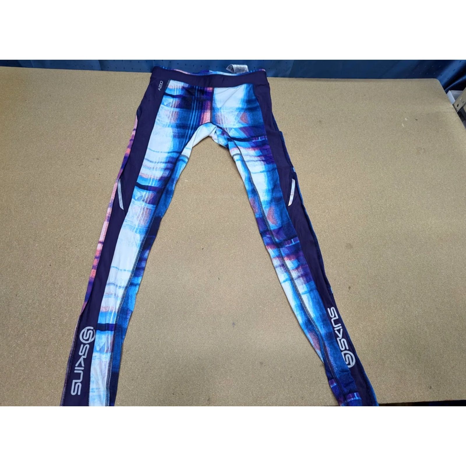 Vintage Skins A200 Women's Tights Size S Stretch Ladies Sport Pants Athletic Size 28" / US 6 / IT 42 - 2 Thumbnail