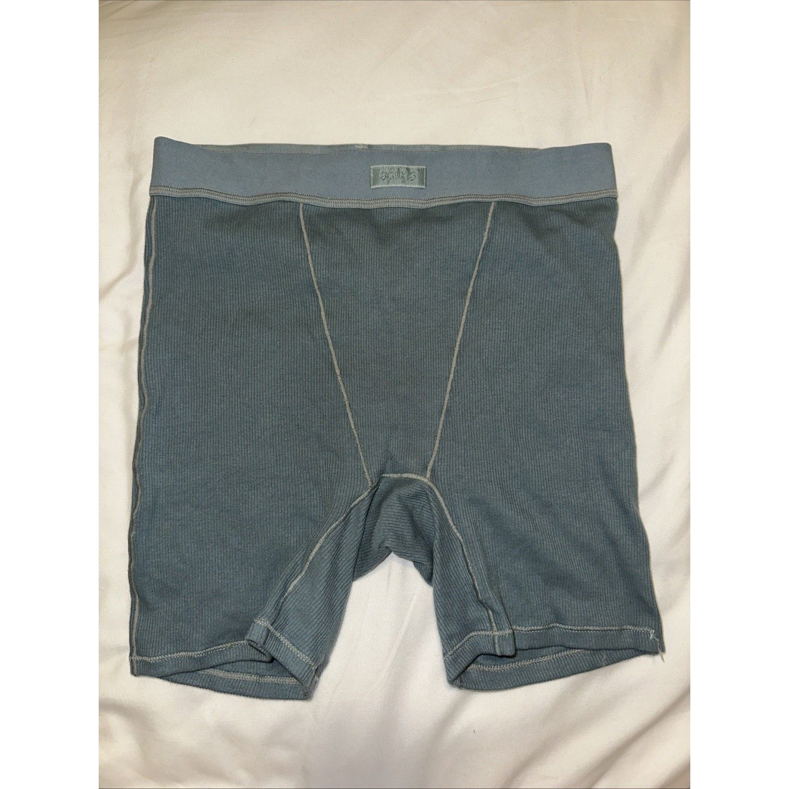 SKIMS Skims Rib Cotton Boxer Short Size ONE SIZE - 6 Thumbnail