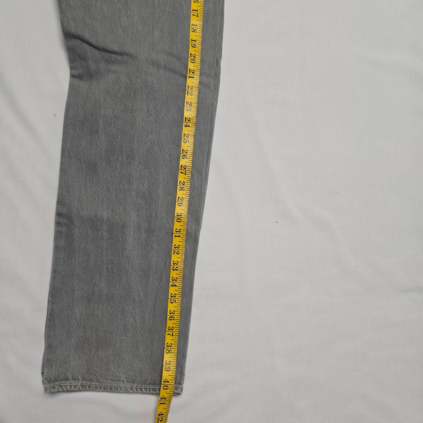Levi's Levi's 501 Men's Gray Jeans 34x34 Distressed Vintage Style Size US 34 / EU 50 - 13 Thumbnail