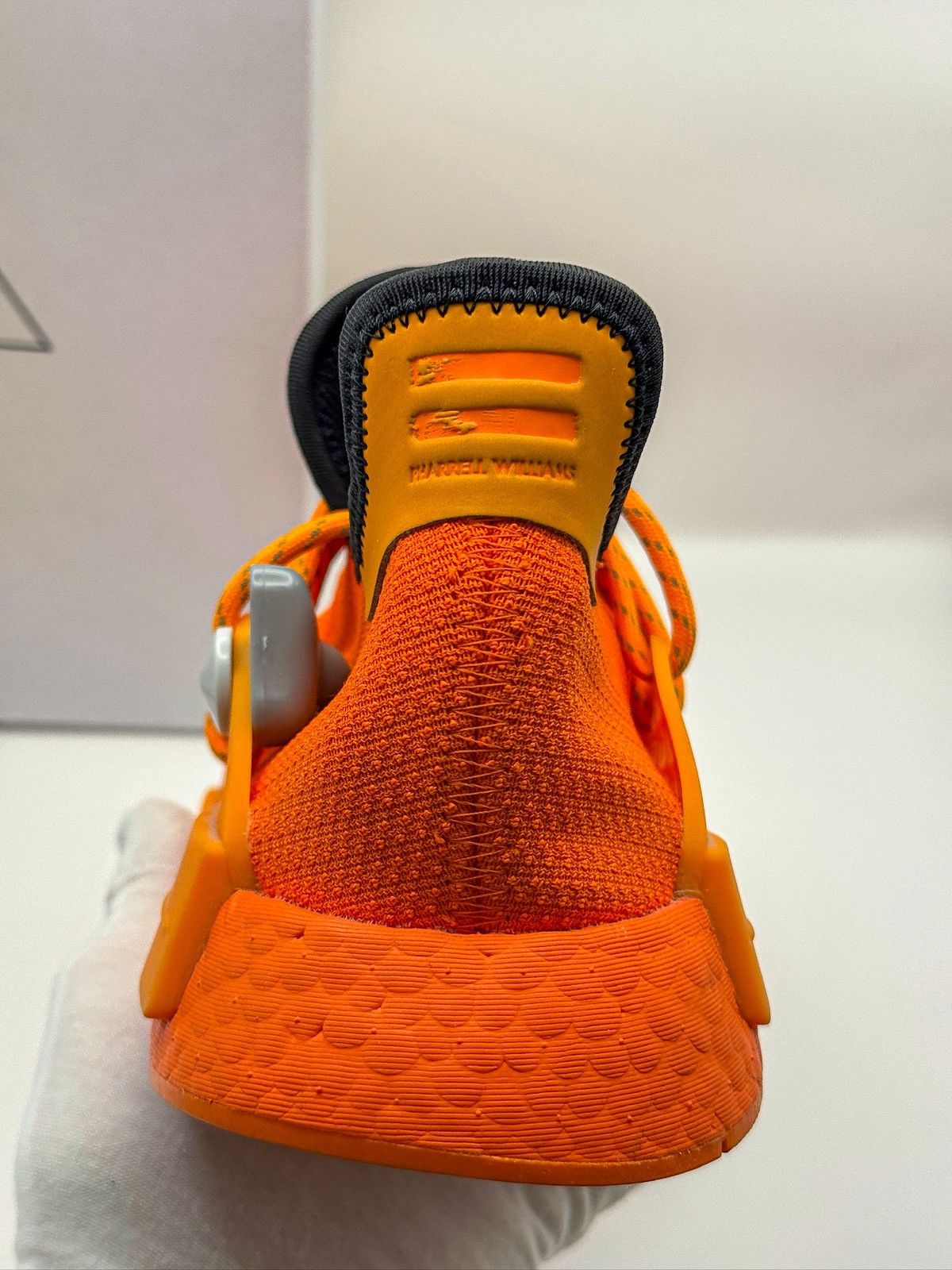 Adidas × Pharrell Adidas x Pharrell Williams NMD Hu Orange Size US 10 / EU 43 - 9 Thumbnail