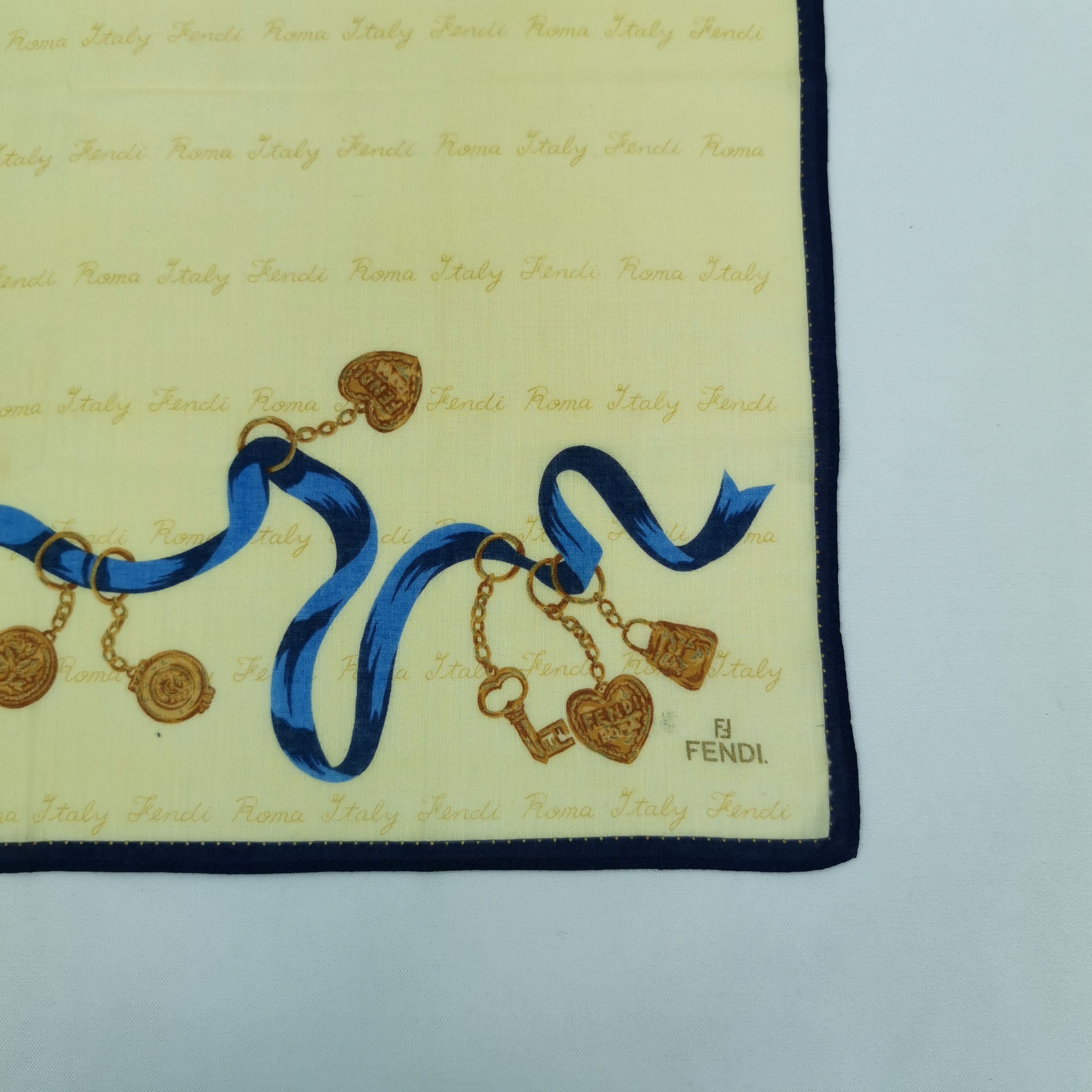Japanese Brand × Vintage Vintage Fendi Handkerchief Neckerchief Bandana Size ONE SIZE - 3 Thumbnail