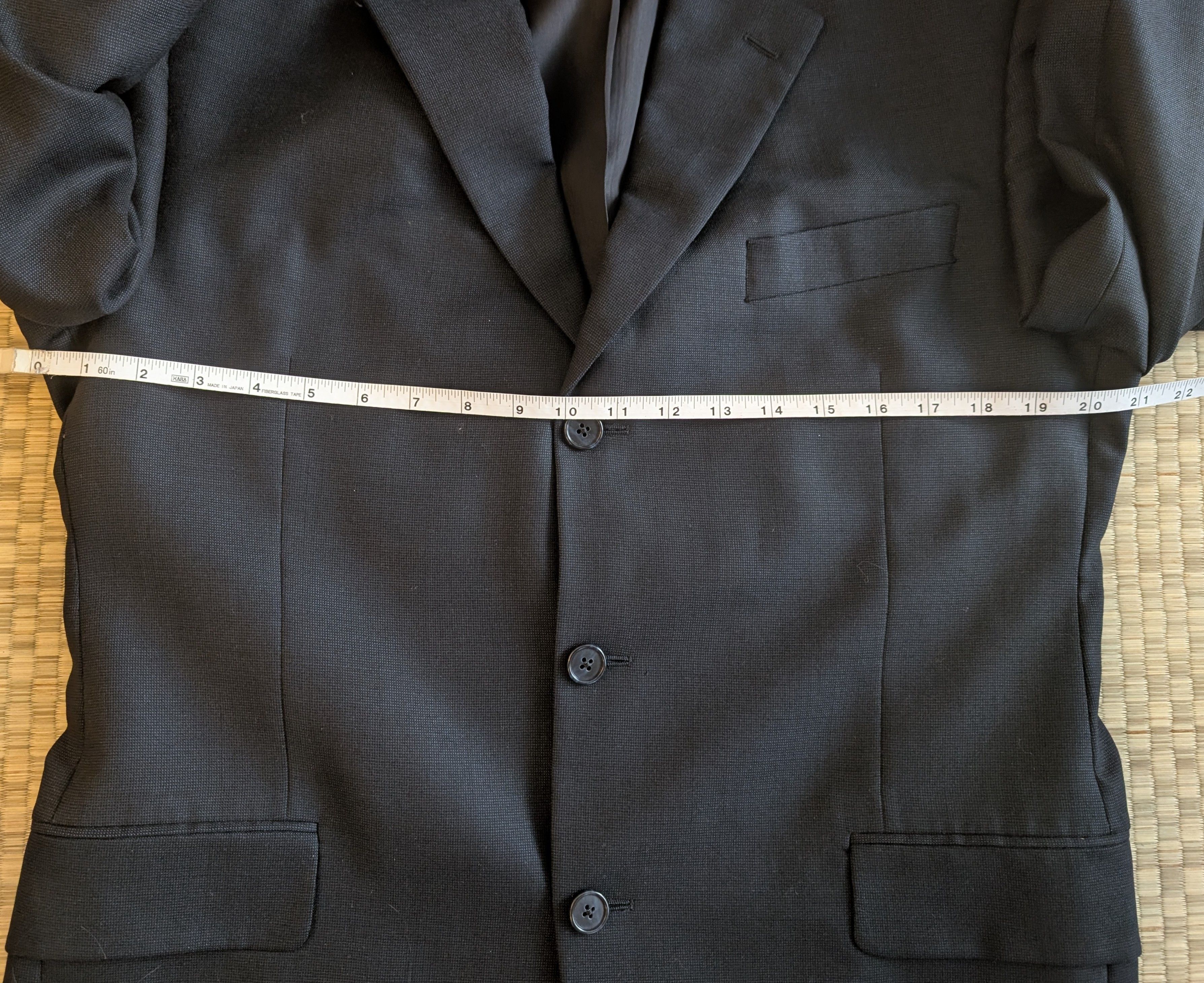 Barneys New York Barney's New York Dean Wool Suit 42R Jacket 33 x 30.5 Size 42R - 8 Thumbnail