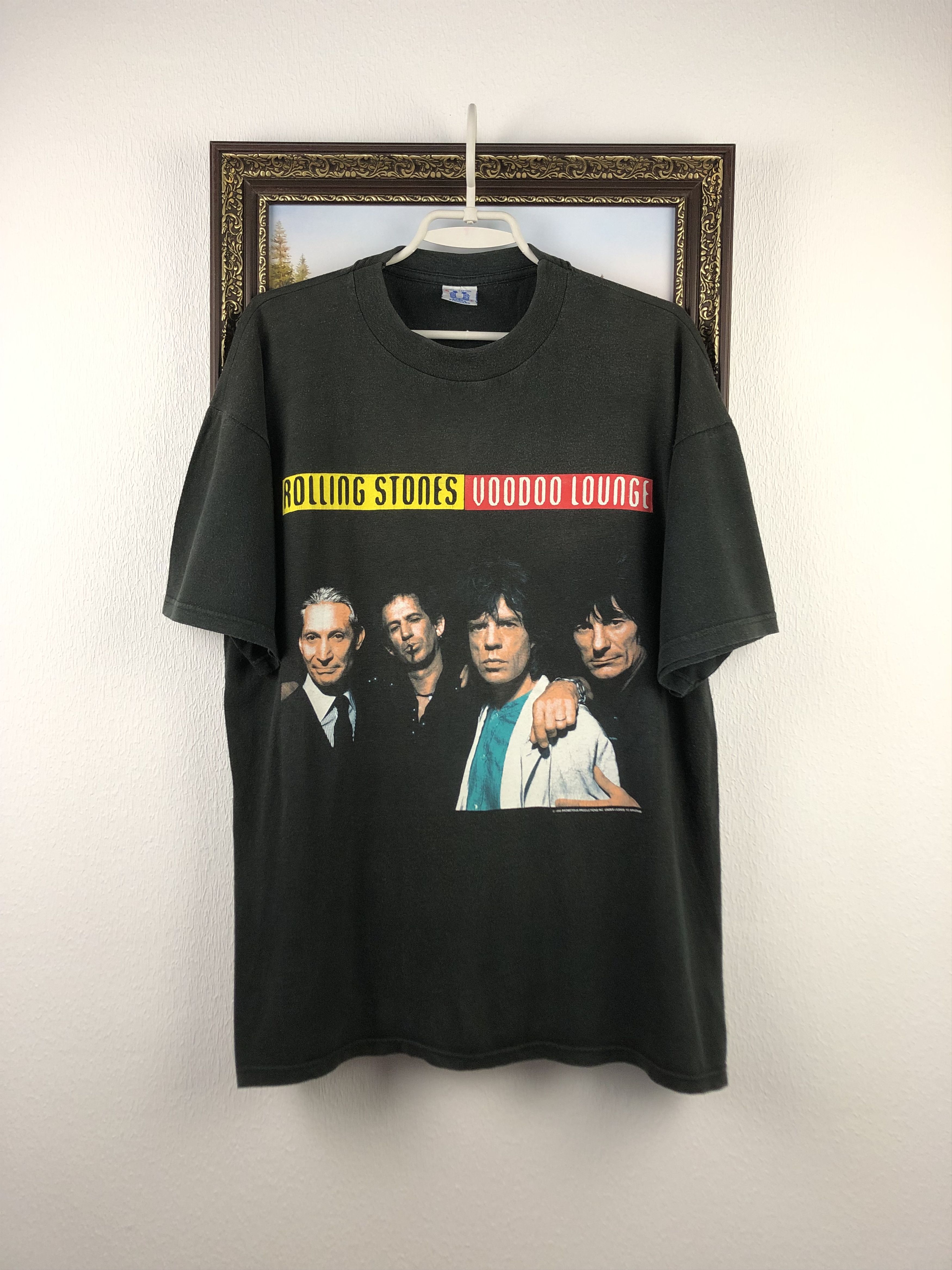 Vintage 90's The Rolling Stones Voodoo Lounge Band Shirt Tee