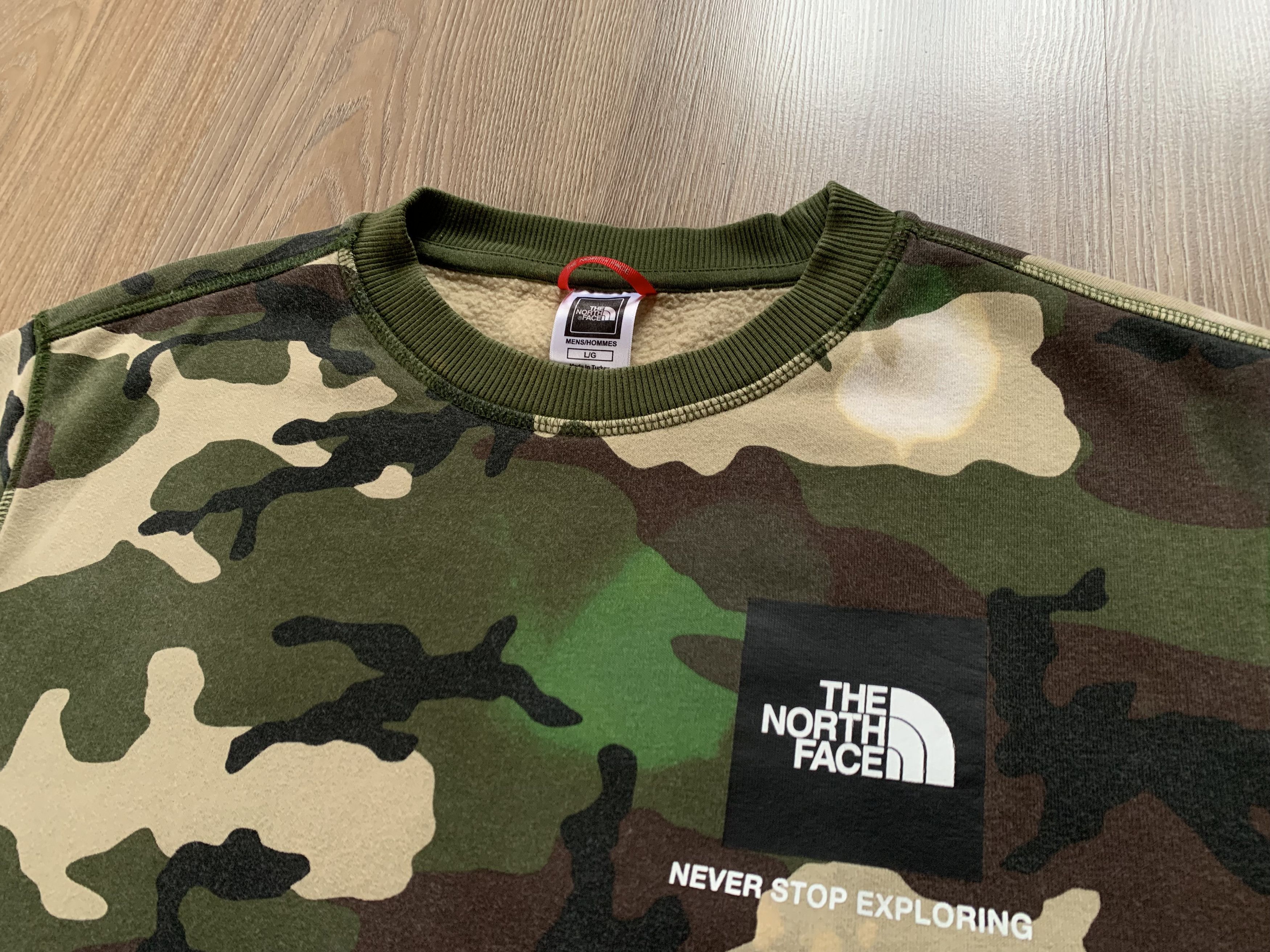 The North Face Mens The North Face Camo Sweatshirt Size US M / EU 48-50 / 2 - 5 Thumbnail
