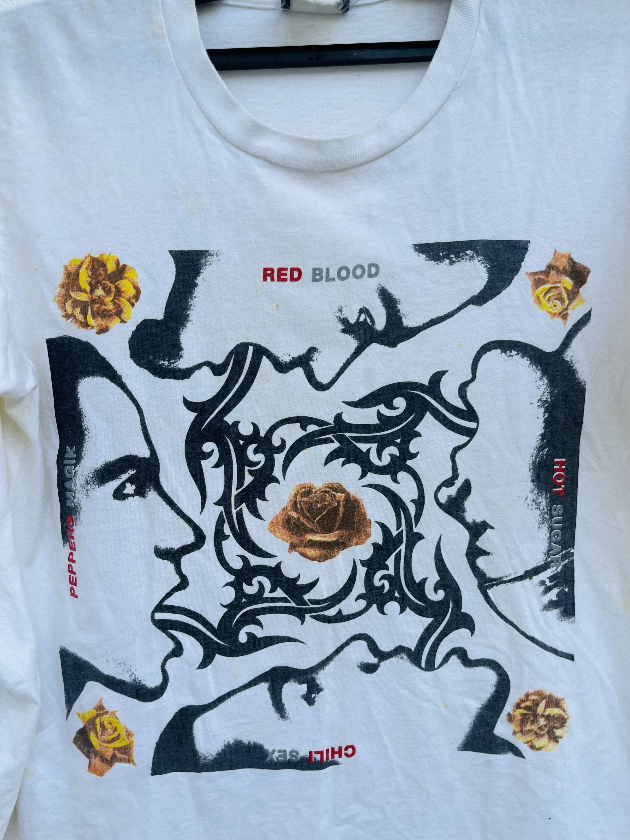 Band Tees × Japanese Brand Vintage 90s Red Hot Chilli Peppers Rock Band Music Shirt Size US M / EU 48-50 / 2 - 5 Thumbnail