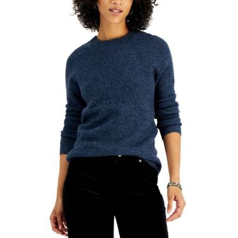 Style & Co Style & Co Thermal Knit Sweater, Dark Sky Heather, XL Size XL / US 12-14 / IT 48-50 - 1 Thumbnail