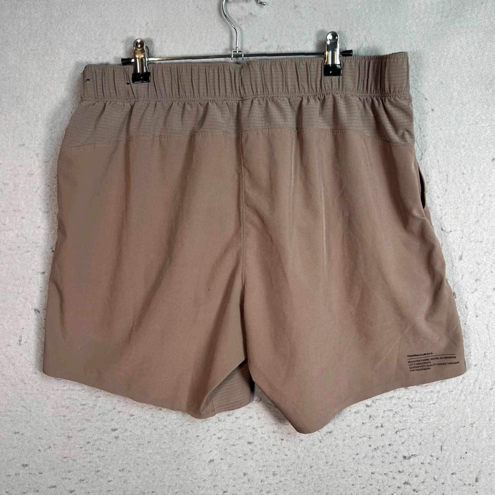 Abercrombie & Fitch Abercrombie & Fitch YPB MotionTEK Training Shorts Womens XL Brown Athletic Shorts Size 40" / US 18 - 2 Thumbnail