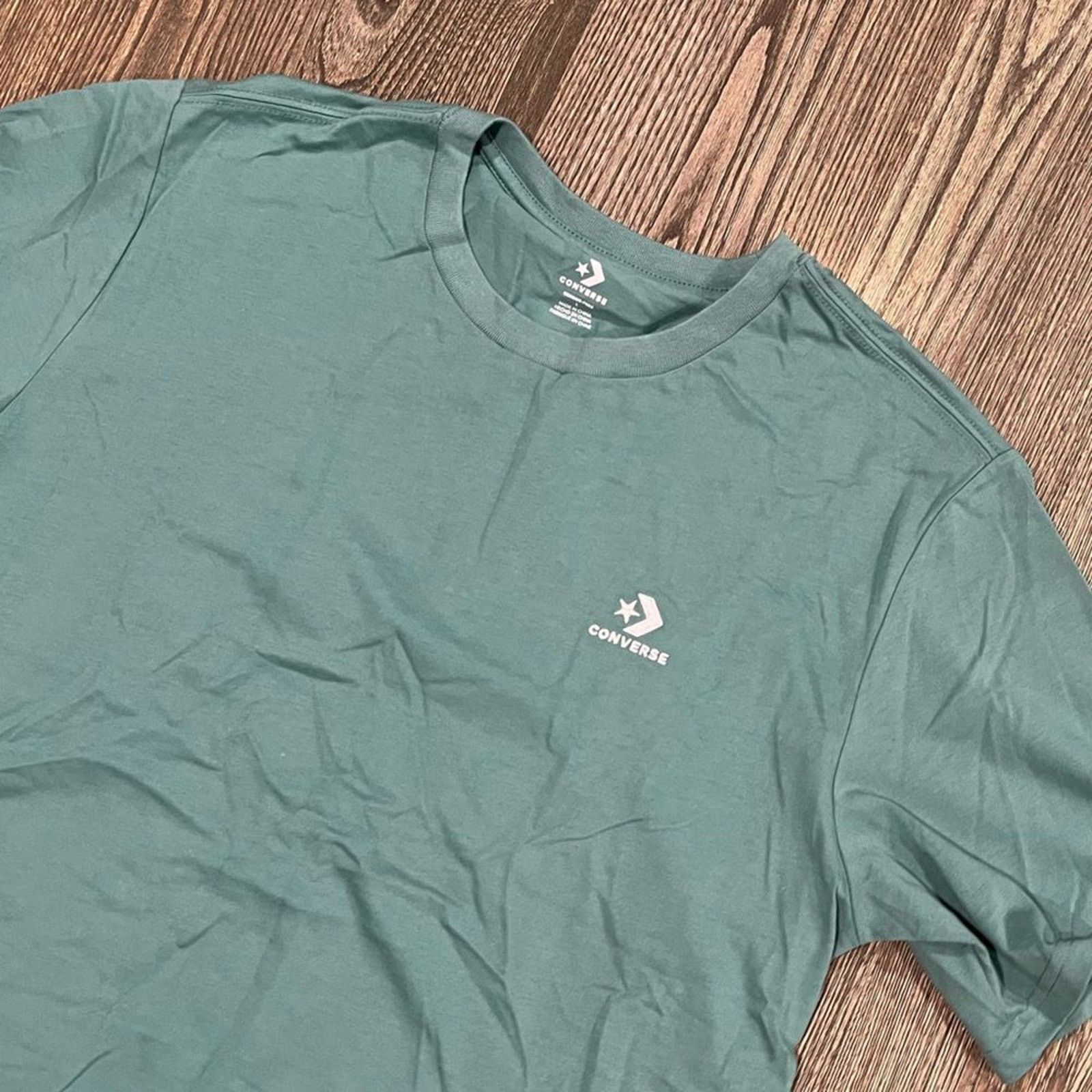 Converse NWOT Converse Go-To Embroidered Star Chevron T-Shirt Size L Size US L / EU 52-54 / 3 - 5 Thumbnail
