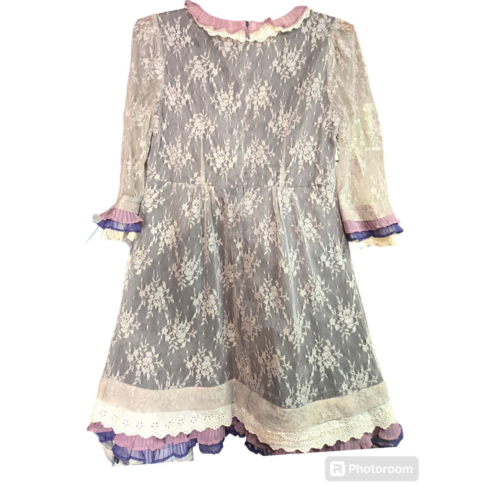 Other Trinity | Lace and Ruffle Baby Doll Dress | Size Medium Size M / US 6-8 / IT 42-44 - 8 Thumbnail