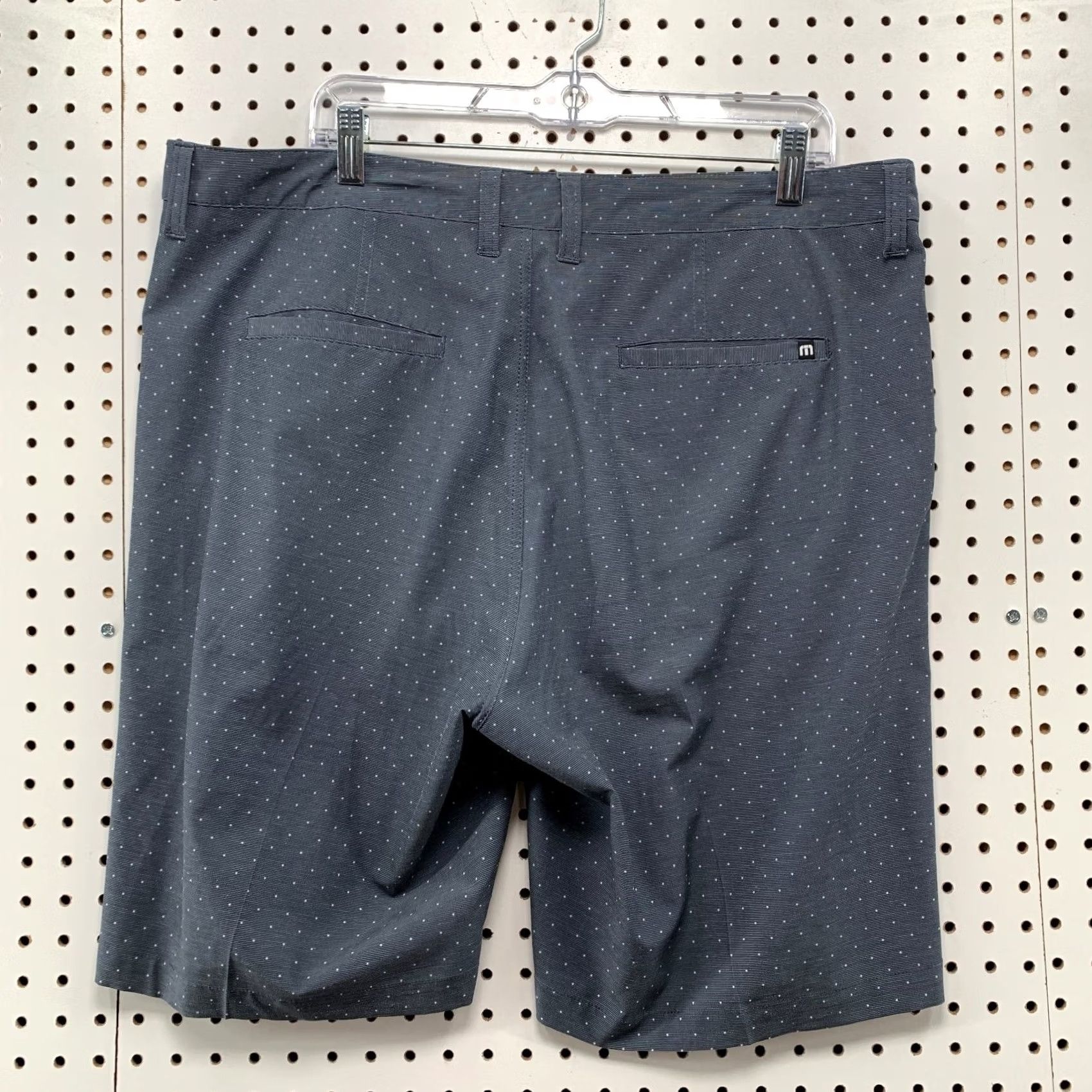 TravisMathew Travis Mathew Chino Golf Shorts Mens 38 Blue Regular Fit 38x9.5 Polka Dot Size US 38 / EU 54 - 5 Thumbnail