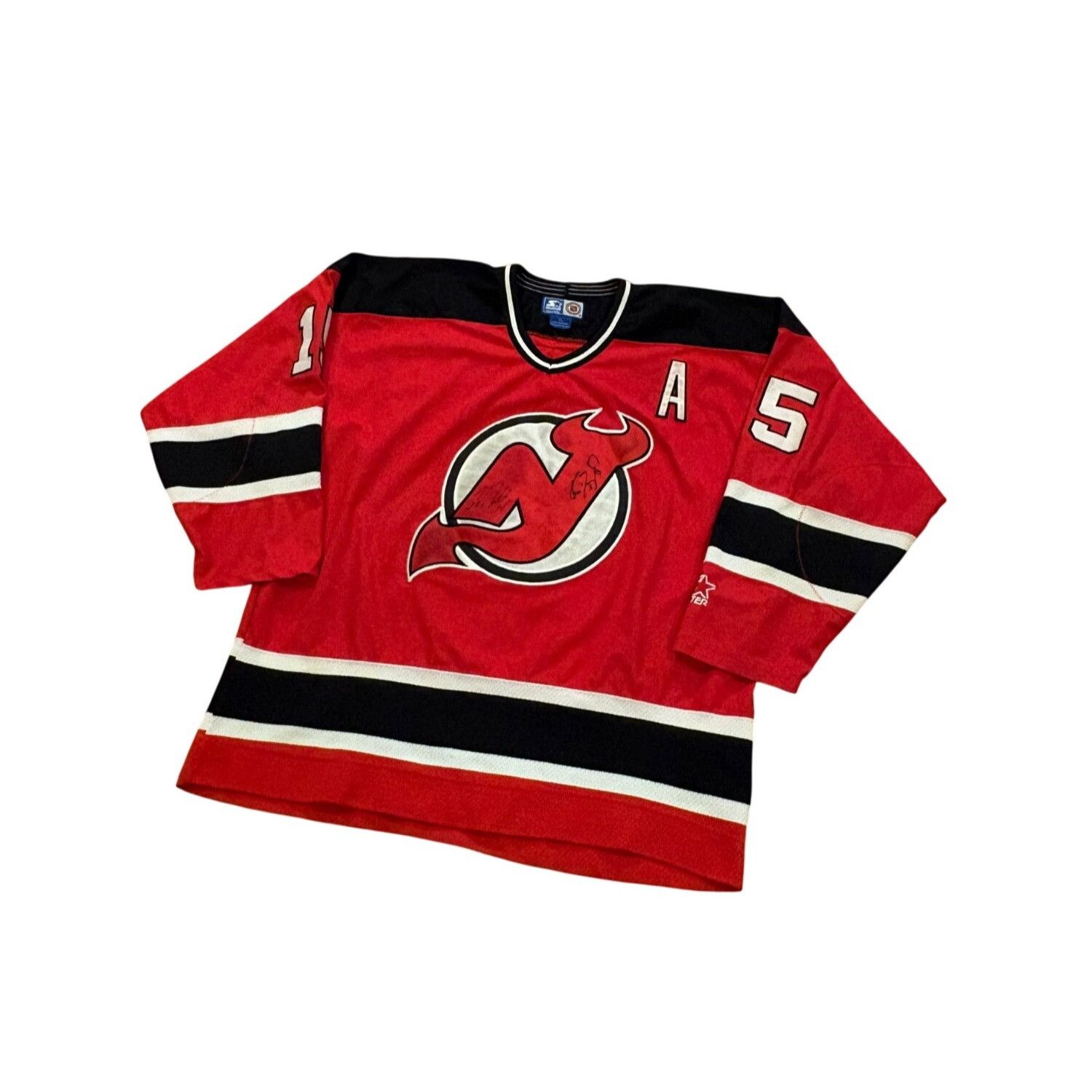Starter Vintage 90s Starter New Jersey Devils John MacLean #15 NHL H Size US XL / EU 56 / 4 - 4 Thumbnail