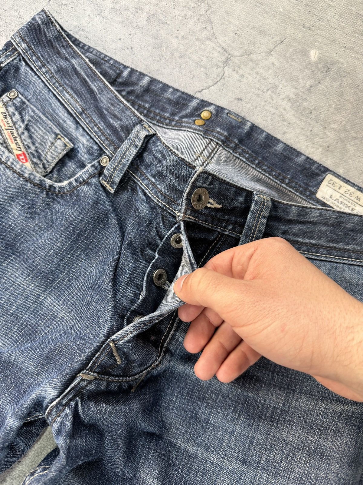 Diesel Vintage Diesel Jeans Distressed Faded Baggy Y2K Size US 32 / EU 48 - 8 Thumbnail