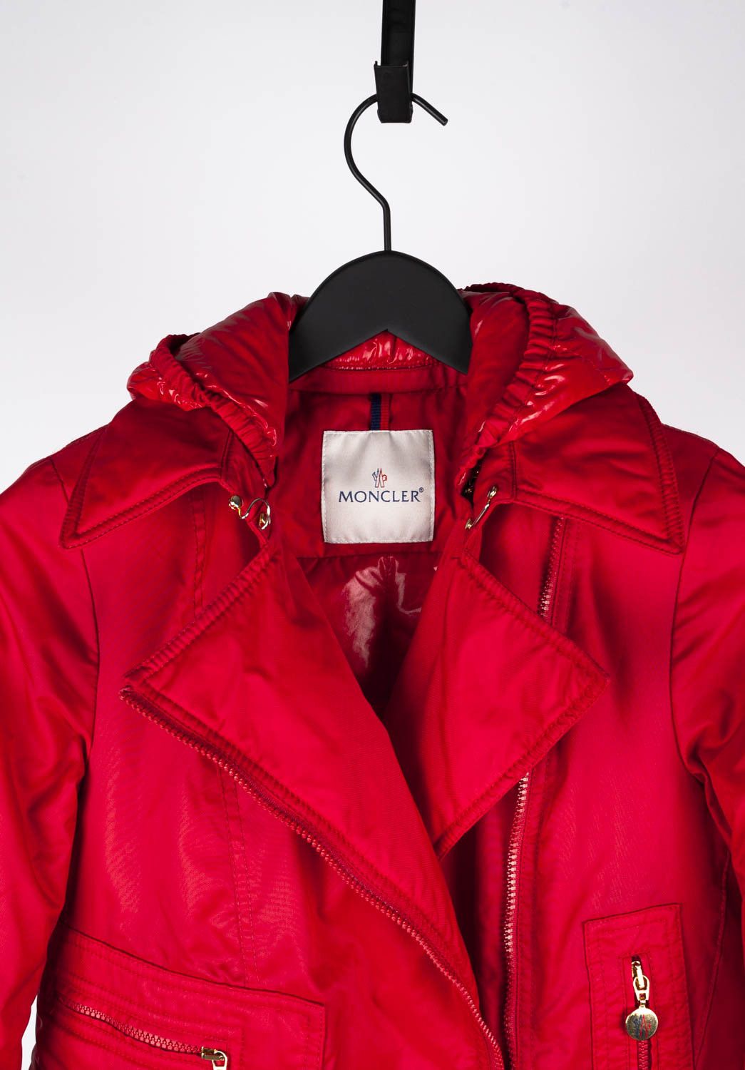 Moncler Moncler Cinema Red Parka Hooded Jacket Size 1 / S H4987 Size S / US 4 / IT 40 - 4 Thumbnail