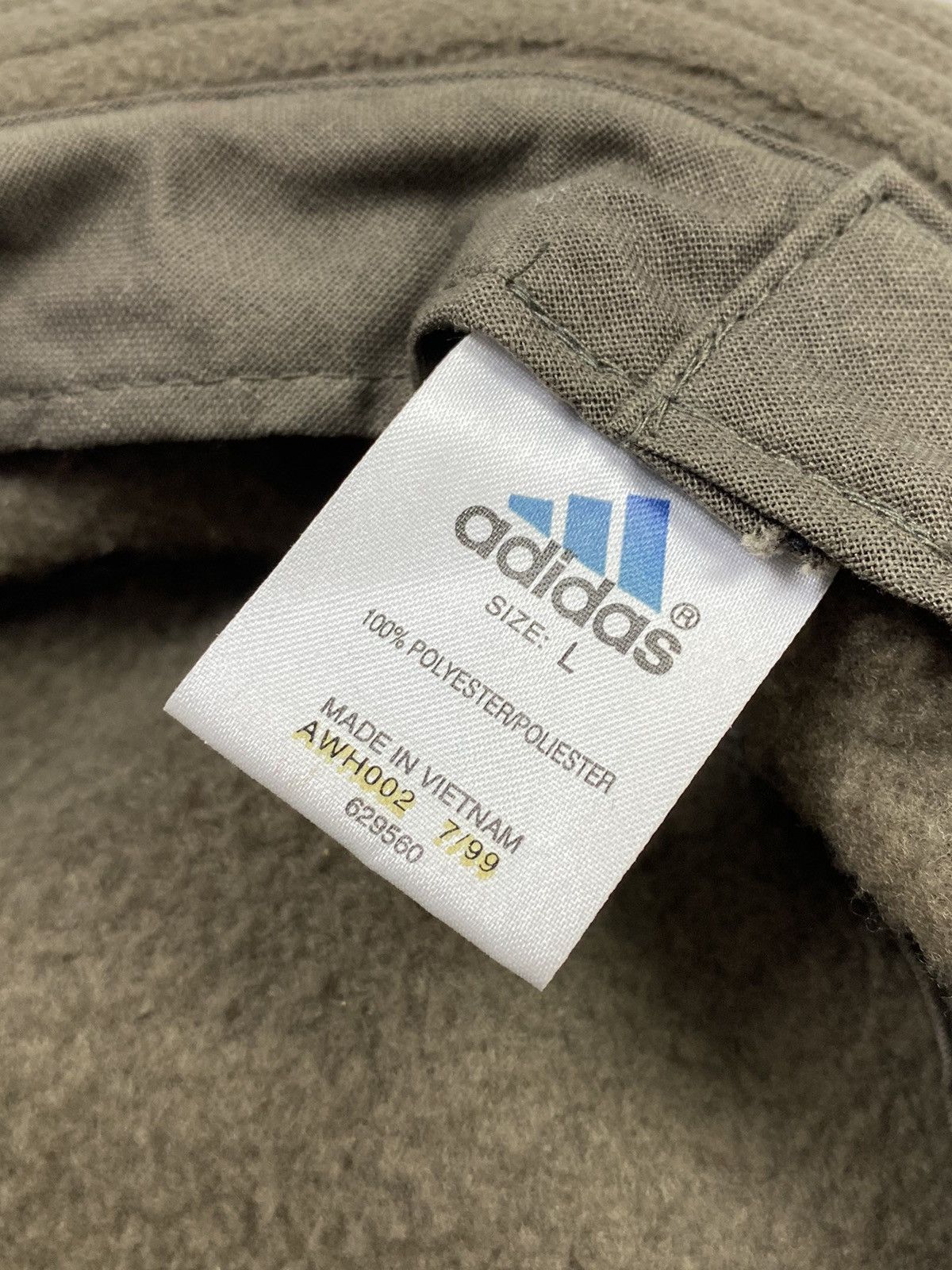 Adidas 1990’s Vintage Adidas Brown Fleece Bucket Hat Size ONE SIZE - 10 Thumbnail