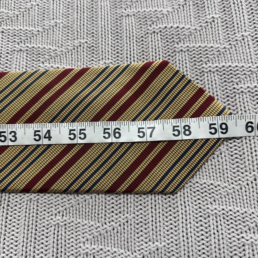 Hickey Freeman Hickey-Freeman brown striped silk tie Size ONE SIZE - 5 Thumbnail