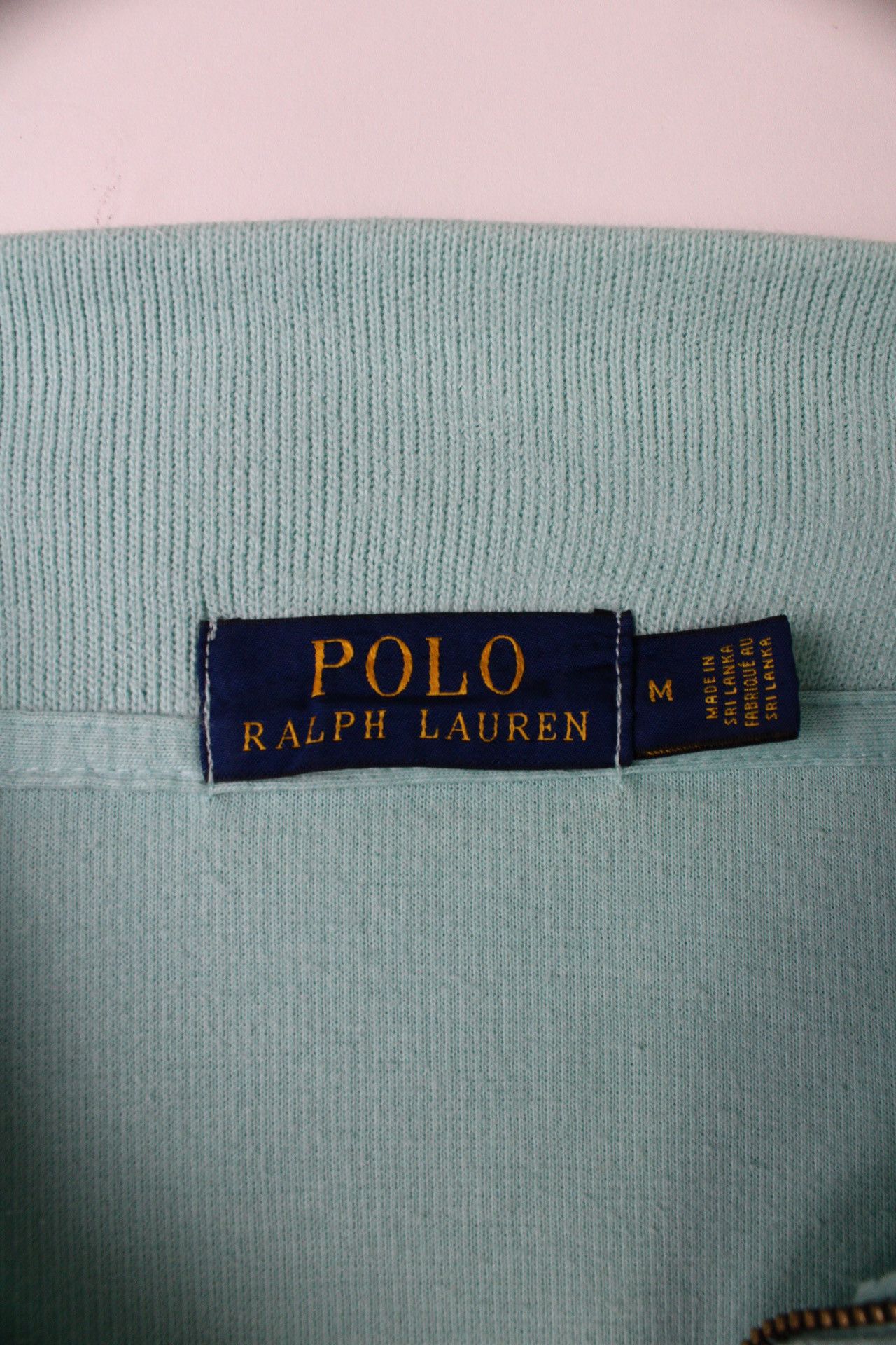 Polo Ralph Lauren Ralph Lauren Quarter Zip Sweater Aqua Green Medium Size US M / EU 48-50 / 2 - 4 Thumbnail