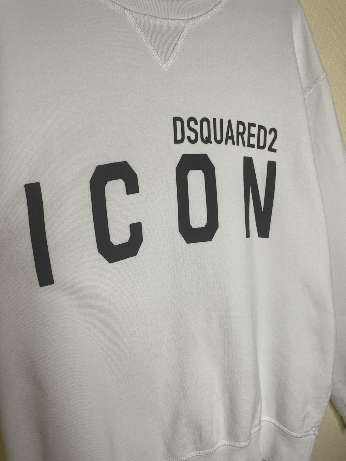 Dsquared2 Dsqured2 ICON men’s white sweatshirt Size US L / EU 52-54 / 3 - 6 Thumbnail