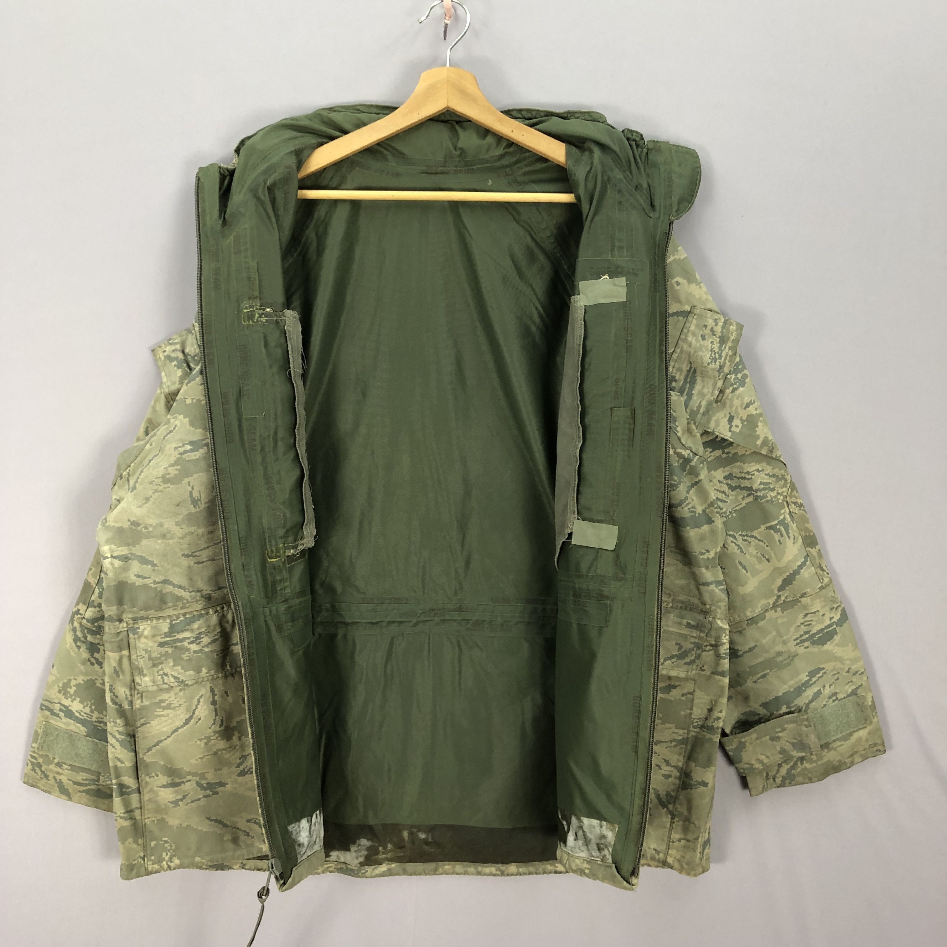 Vintage Vintage 70s Military Camouflage Windbreaker Army Jacket Size US XXL / EU 58 / 5 - 4 Thumbnail